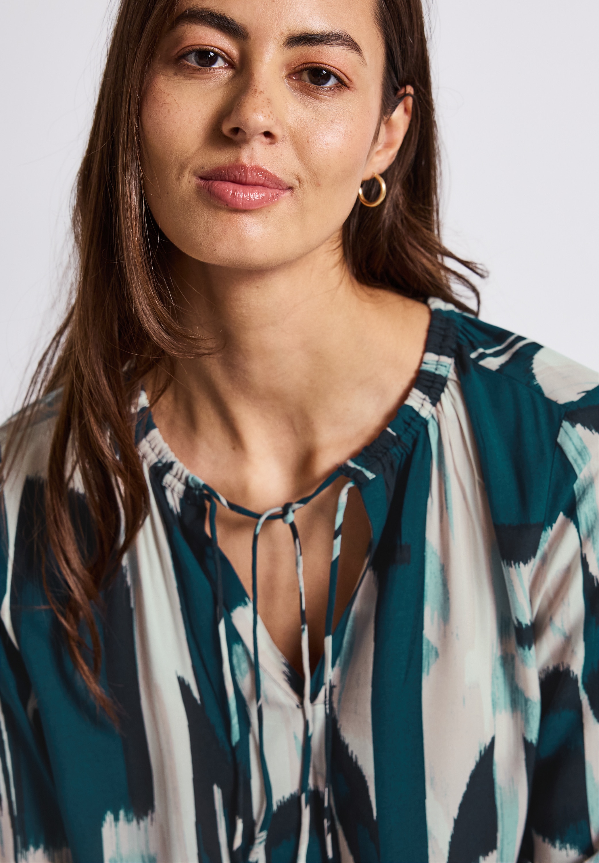STREET ONE Shirtbluse, 3/4 -Arm mit grafischem Muster