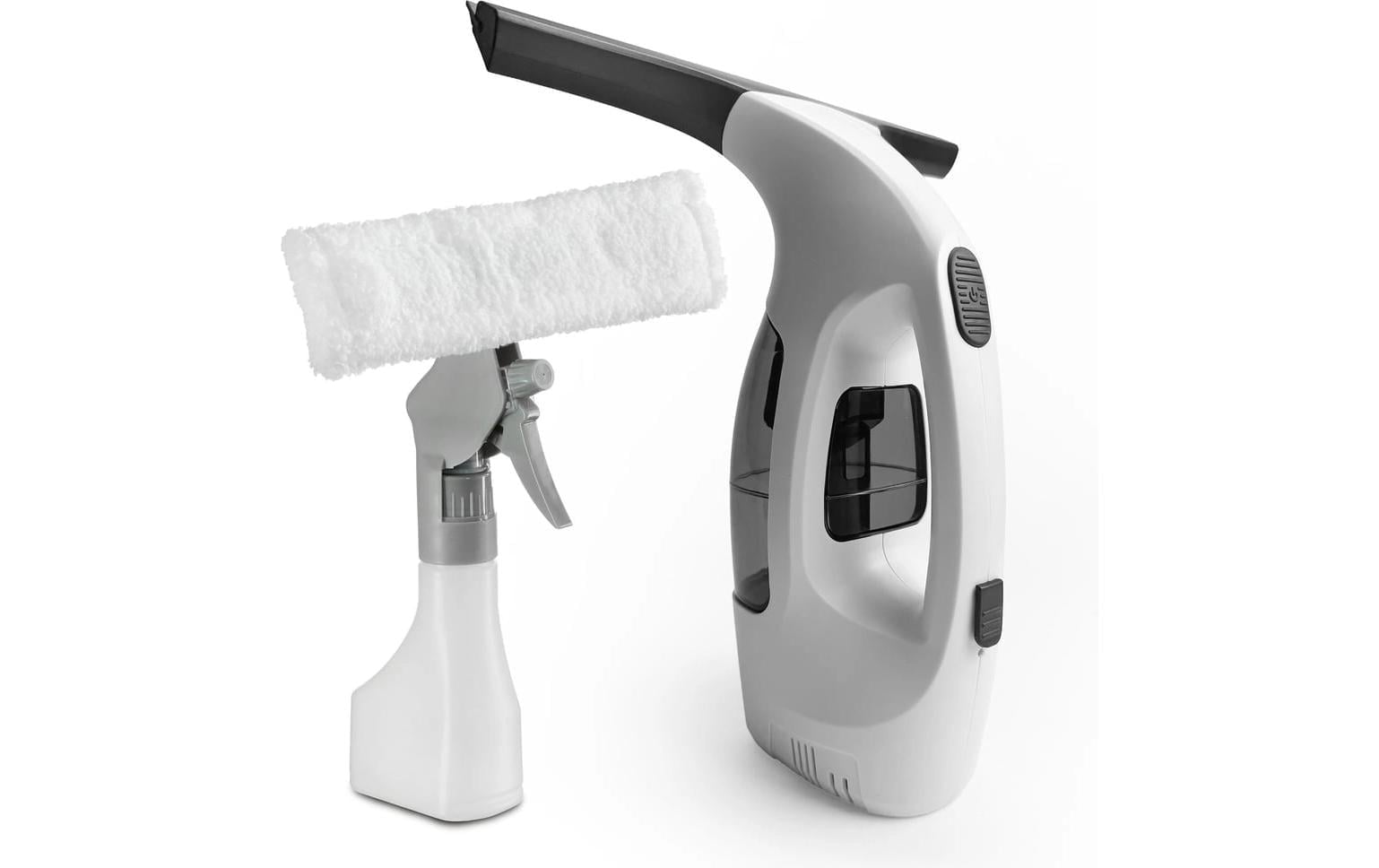 Lumaland Aspirateur de vitres sans fil »CLEANmaxx 3,7 V« Kabelloser Fensterreiniger mit Absaugfunktion