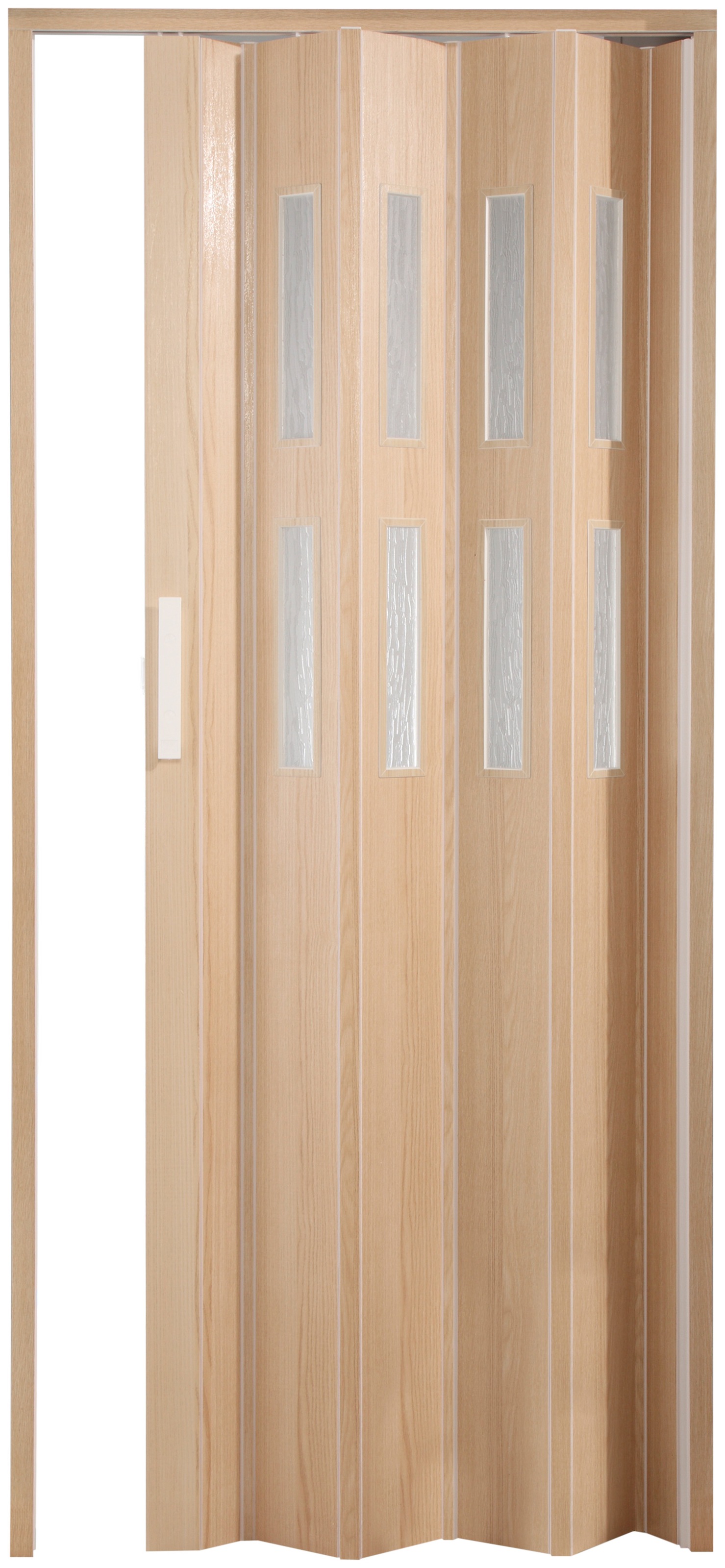 Image of Forte Falttür »Luciana«, esche holz, mit 2 Fenstern in Riffelstruktur bei Ackermann Versand Schweiz