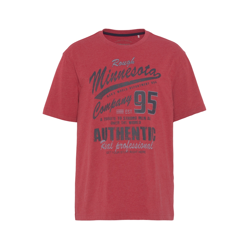 Man's World T-Shirt, mit Print in Vintage Optik