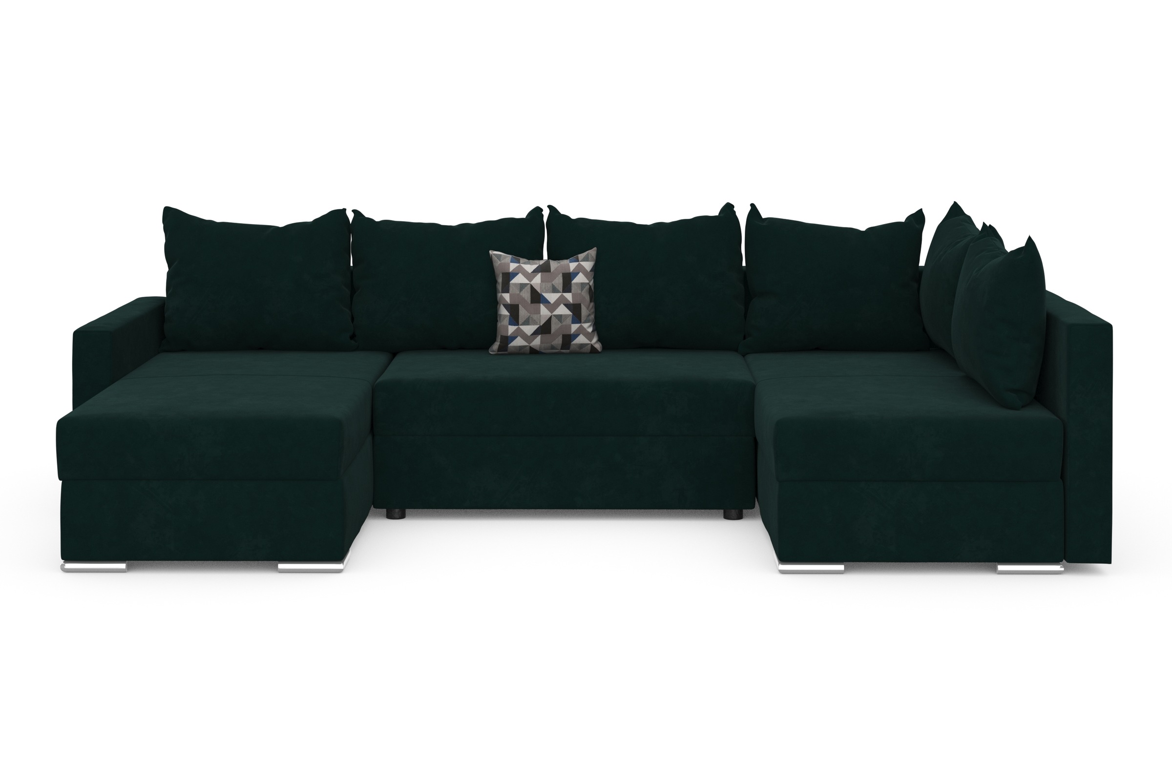 Image of COLLECTION AB Wohnlandschaft »Positano«, mit Bettfunktion und Bettkasten, Recamiere links oder rechts monrtierbar, inklusive Federkern bei Ackermann Versand Schweiz