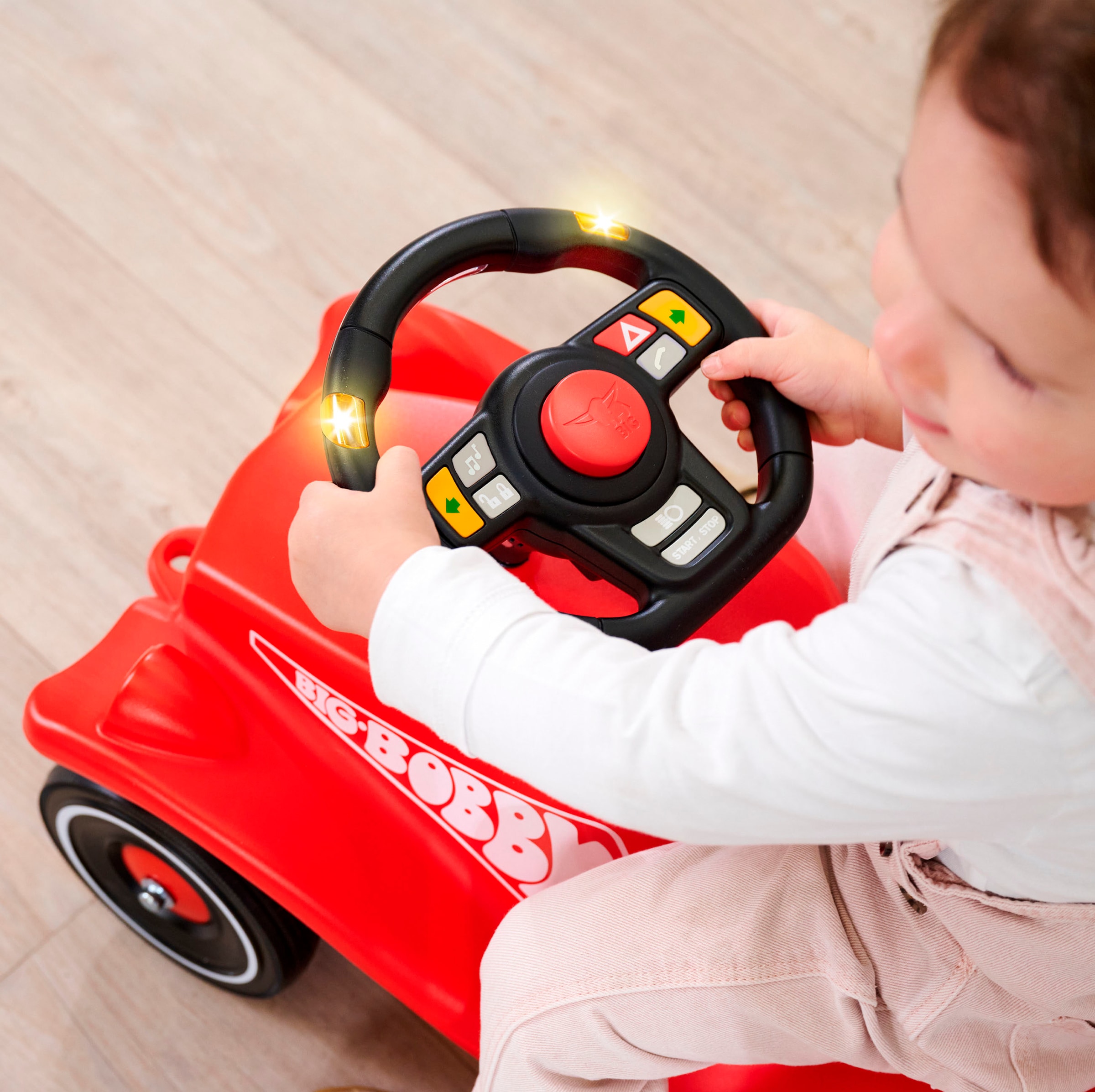 BIG Volant de véhicule jouet »BIG Sound Lenkrad« mit Licht und Sound