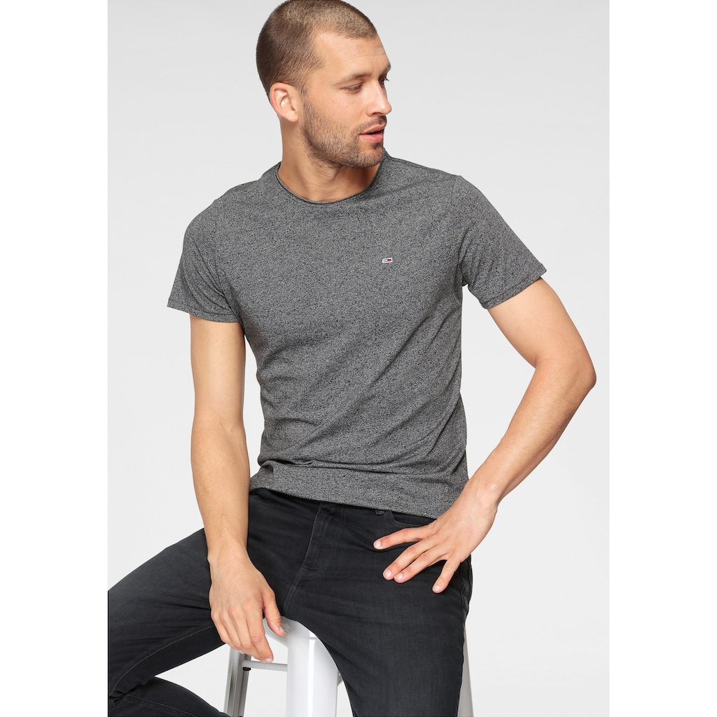 Tommy Jeans T-Shirt »TJM SLIM JASPE C NECK«, Classics Slim Fit mit Markenlabel