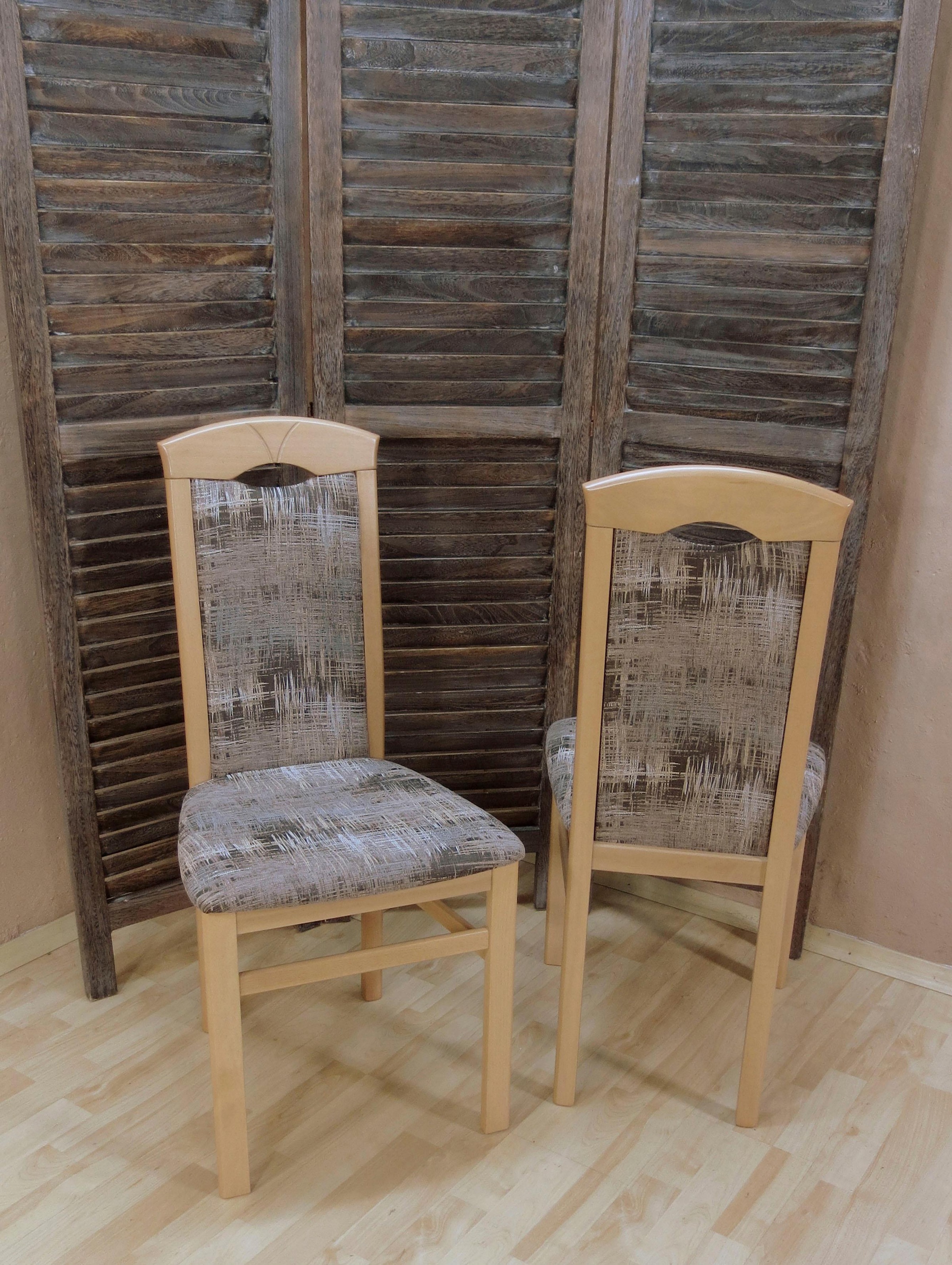 Image of Home affaire 4-Fussstuhl »Claudia«, (Set), 2 St., Struktur bei Ackermann Versand Schweiz