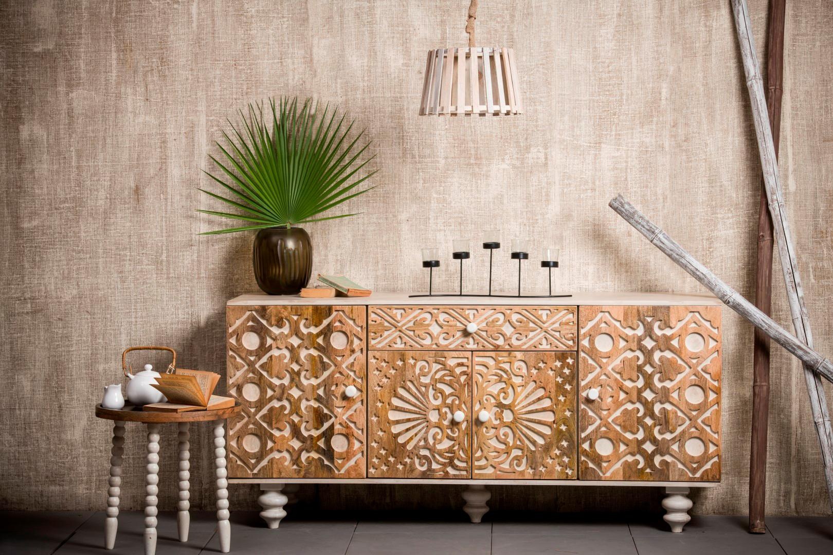 Image of GOODproduct Sideboard "Spring" Kommode aus massivem Mangoholz, Breite 160 cm