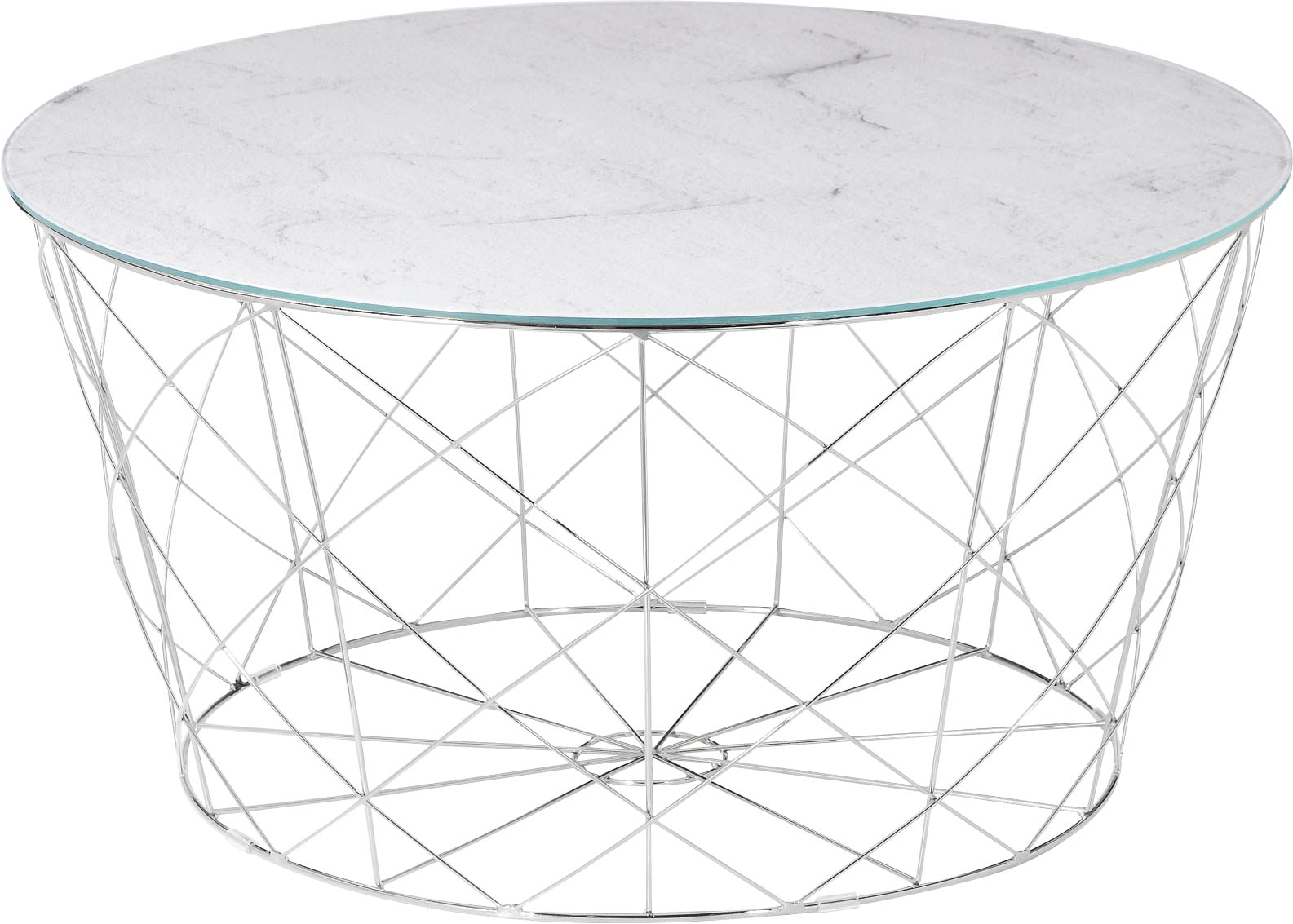 Image of SalesFever Couchtisch "Caorle Coffeetable: Harmonisches Wohnambiente" Stilvolles Korbgestell
