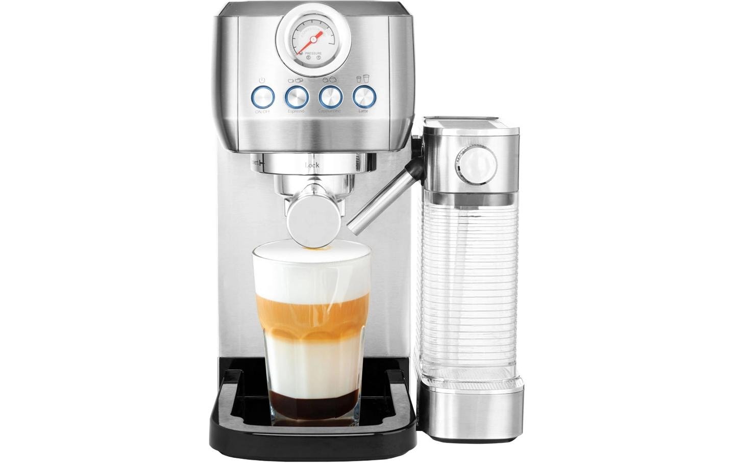 Gastroback Machine à espresso »42722 DESIGN ESPRESSO PICCOLO PRO M« mit integriertem, automatischem Milchaufschäumer