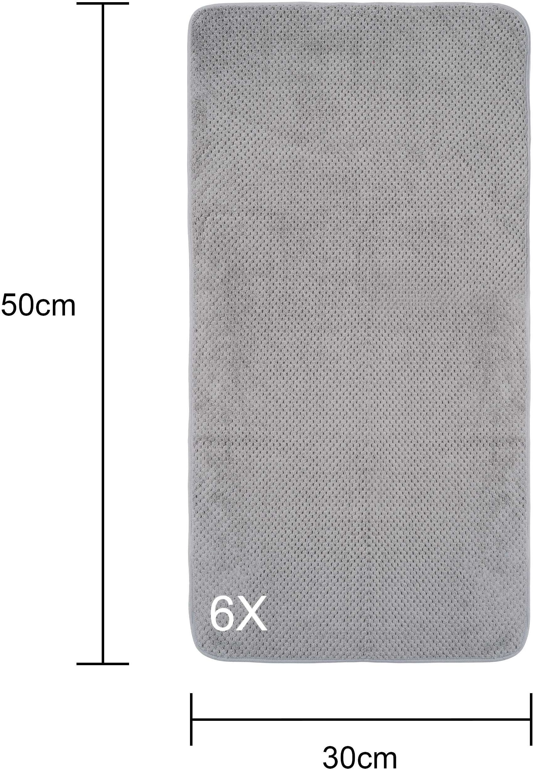 GOODproduct Handtücher »Parris, diverse Grössen, ideal als Sporthandtuch, Reisehandtuch« sehr leicht, kompakt, schnelltrocknend, Mikrofaser, mit Waffelmuster