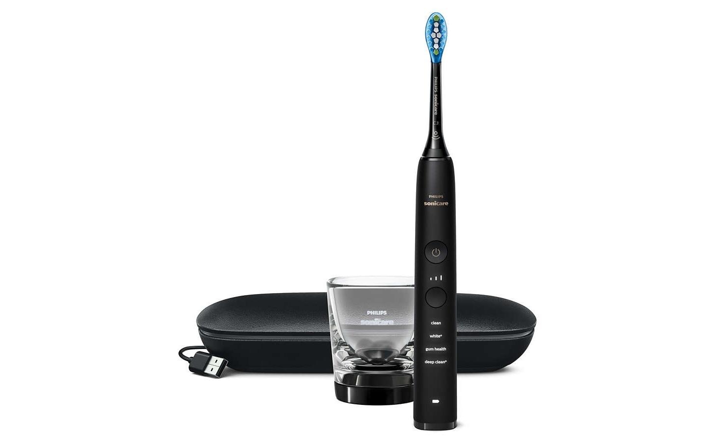 Philips Brosse à dents électrique »Philips Schallzahnbürste DiamondClean 9000 HX9911/09 mit USB-Kabel«