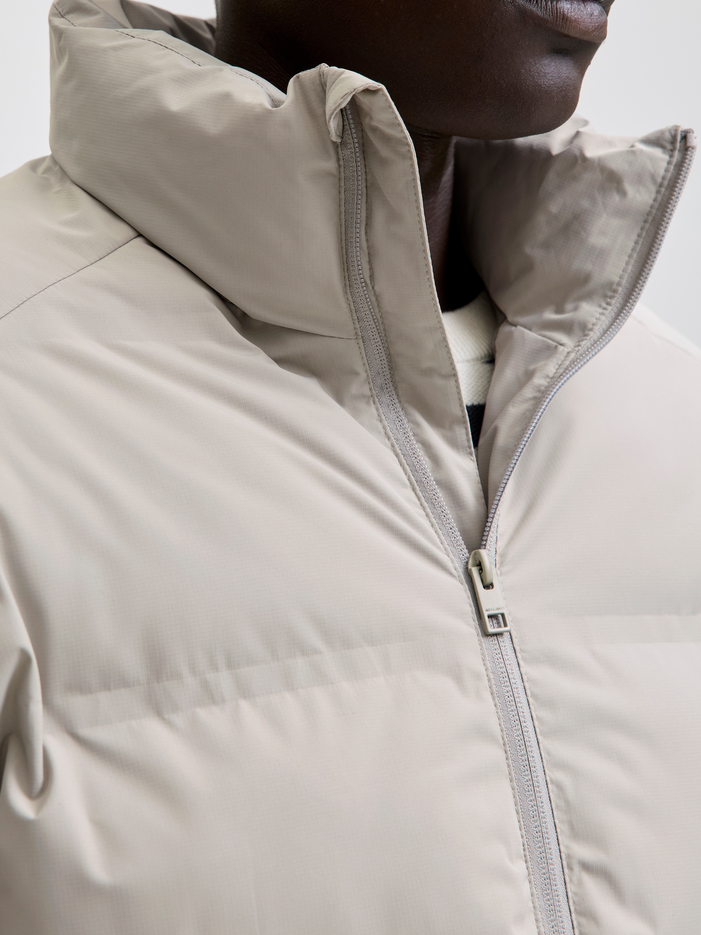Jack & Jones Steppjacke »JJESOHO PUFFER COLLAR SN« ohne Kapuze