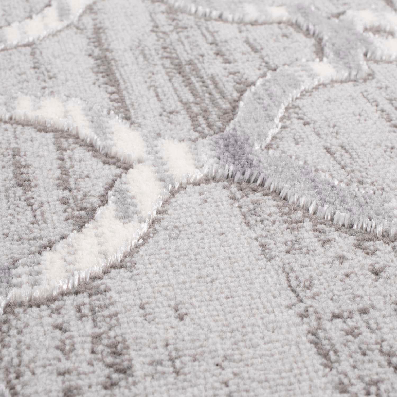 Carpet City Tapis »Platin 7885« Rectangulaire 11 mm Höhe Kurzflor, Marokkanisch, Glänzend durch Polyester