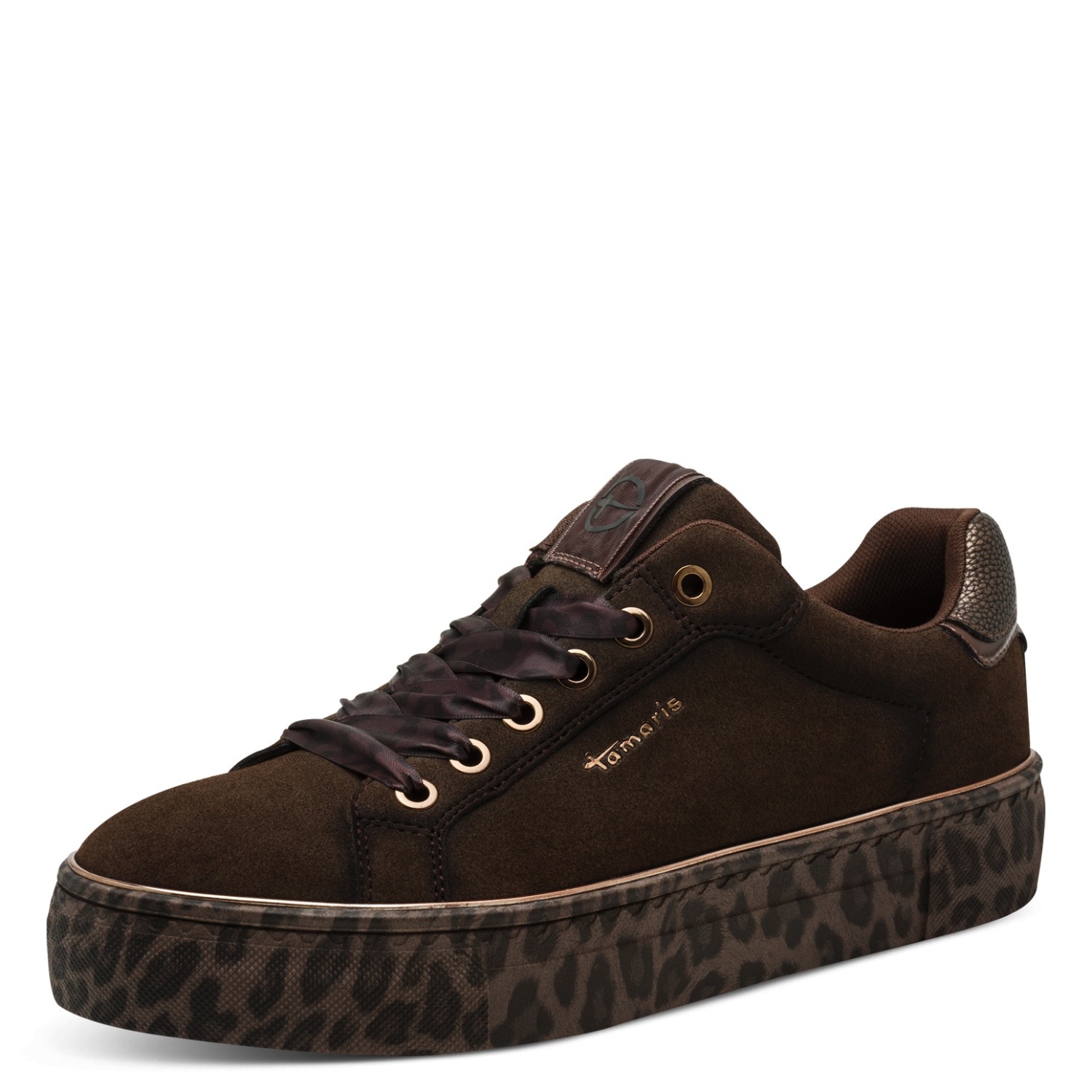 Image of Tamaris Plateausneaker Schnürschuh, Halbschuh mit kontrastreichen Details
