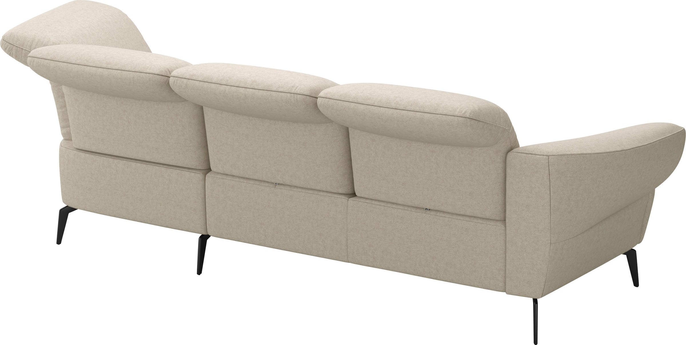 sit&more Ecksofa »Dance, L-Form, inkl. Sitztiefenverstellung«, inkl. Click&Seat, optional mit Kopfteilverstellung