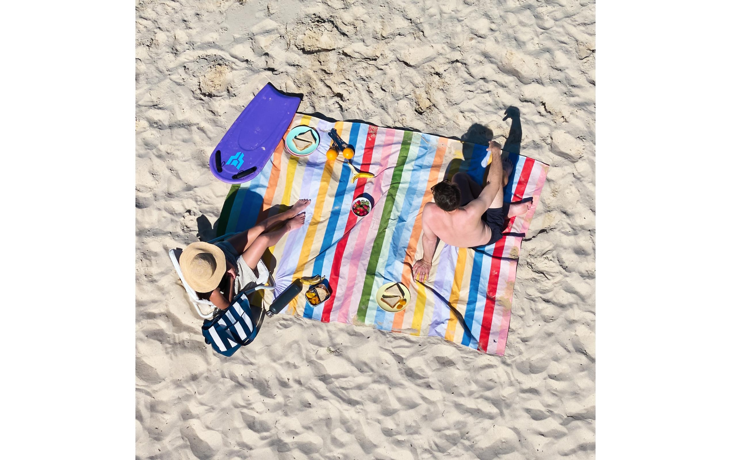 Picknickdecke »Dock & Bay Candy Stripes 170 cm x 240 cm«