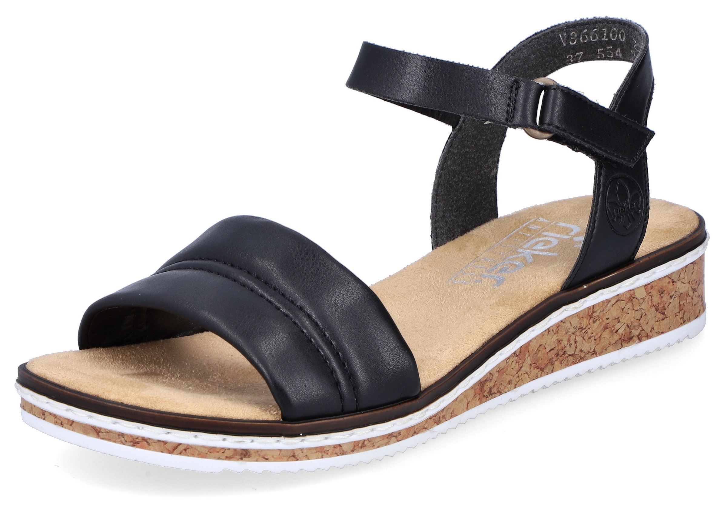 Image of Rieker Riemchensandale, mit kleinem Klett am Riemchen bei Ackermann Versand Schweiz