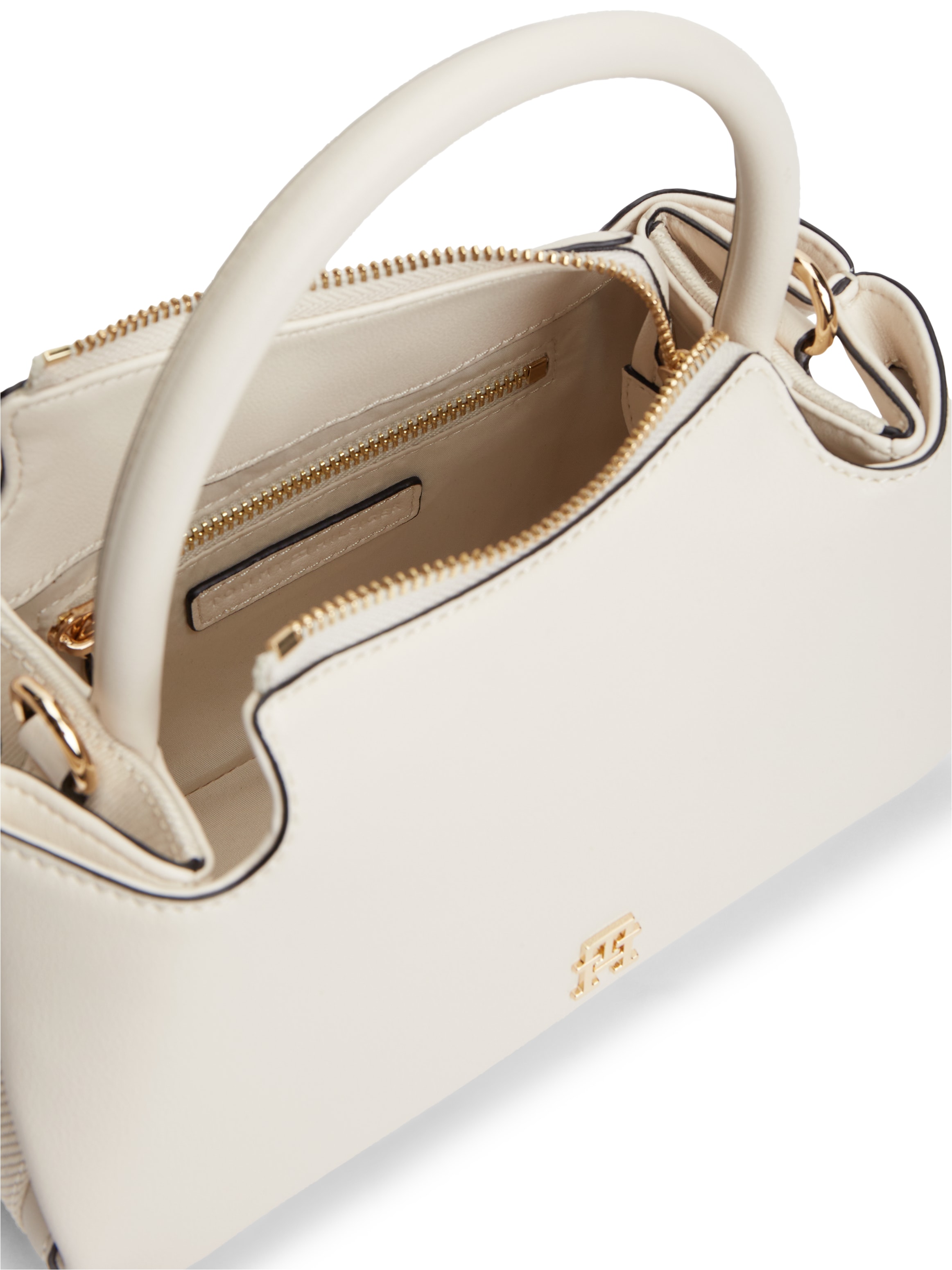 Tommy Hilfiger Sac à bandoulière »TH LOGOTAPE MINI SATCHEL« Sac à main femme, sac bandoulière avec détails dorés