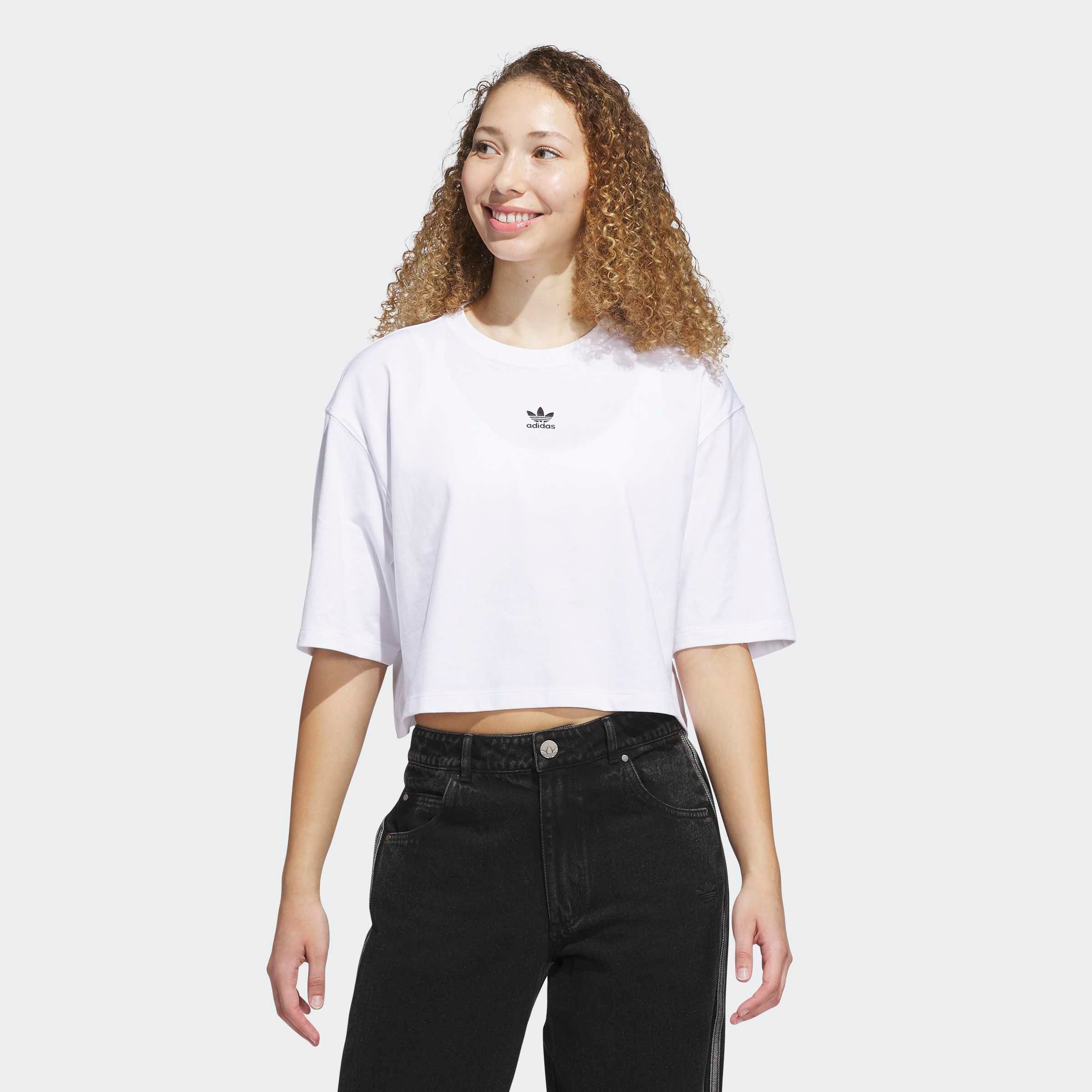 Image of adidas Originals T-Shirt "ESS CROP TEE"