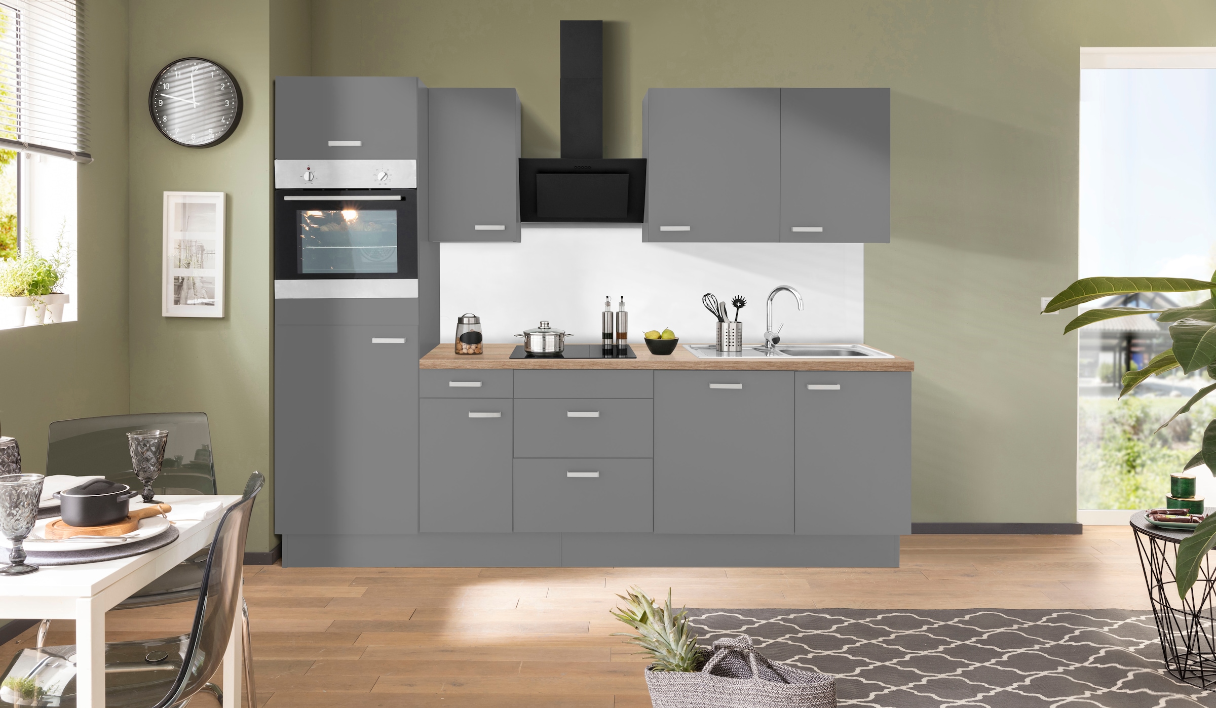 OPTIFIT Küchenzeile »Parma«, ohne Breite 270 E-Geräte, confortablement cm acheter
