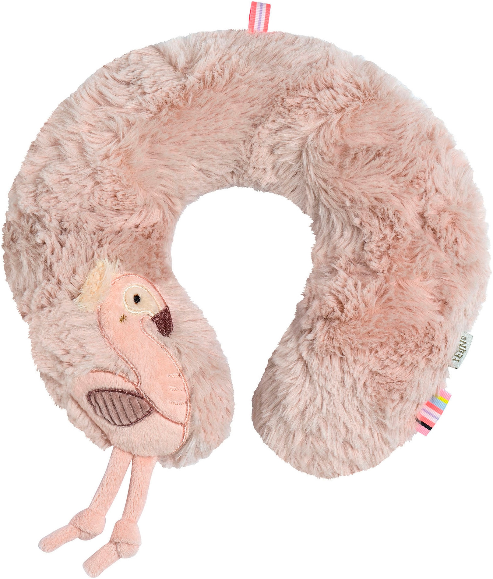Image of Fehn Nackenkissen "Lazy, Crazy & Pink, Flamingo"