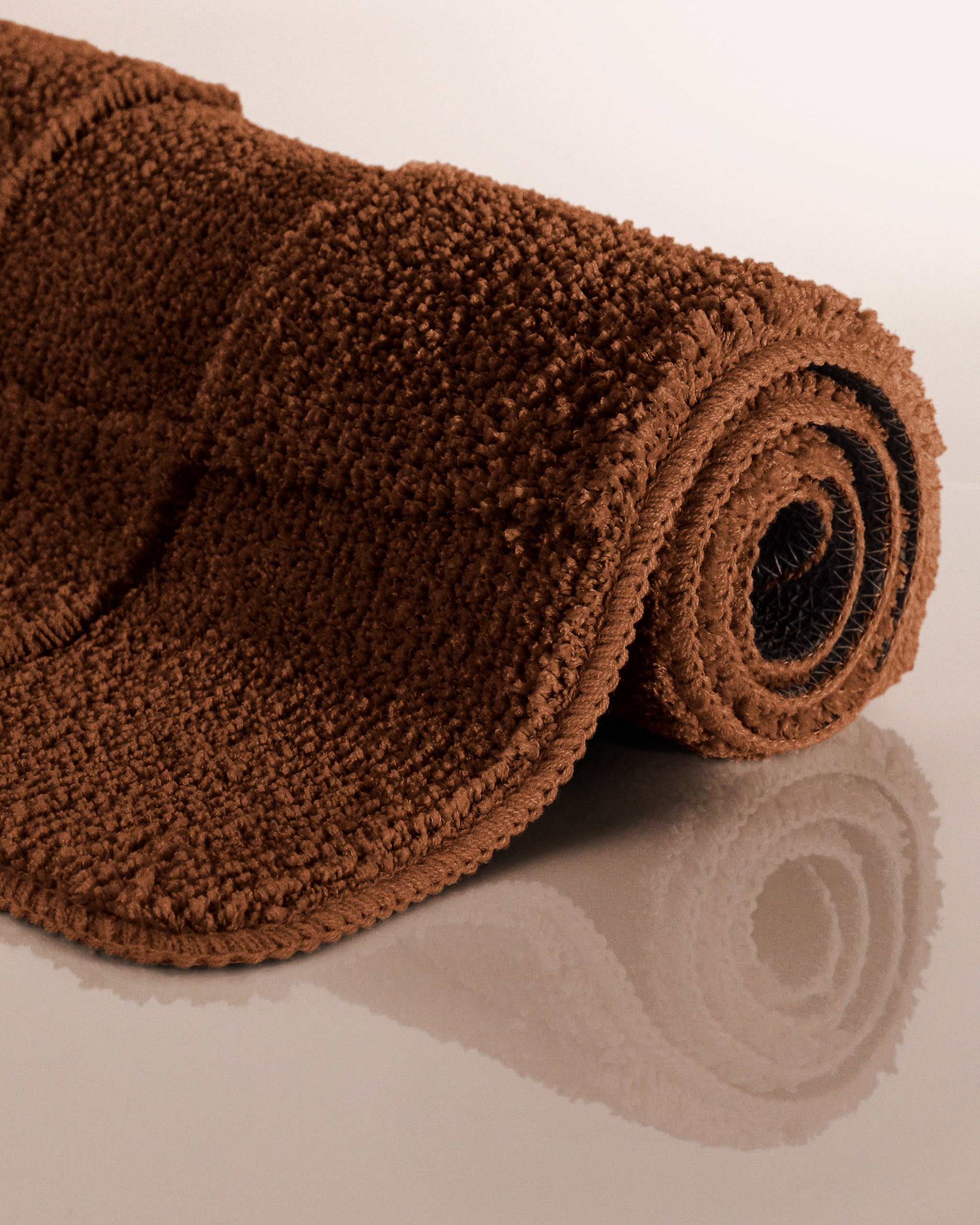 Wecon home Tapis de bain »Davie« Höhe 25 mm revêtement antidérapant Séchage rapide Badteppich, Hoch-Tief-Effekt, weich, rutschhemmend, waschbar, getuftet