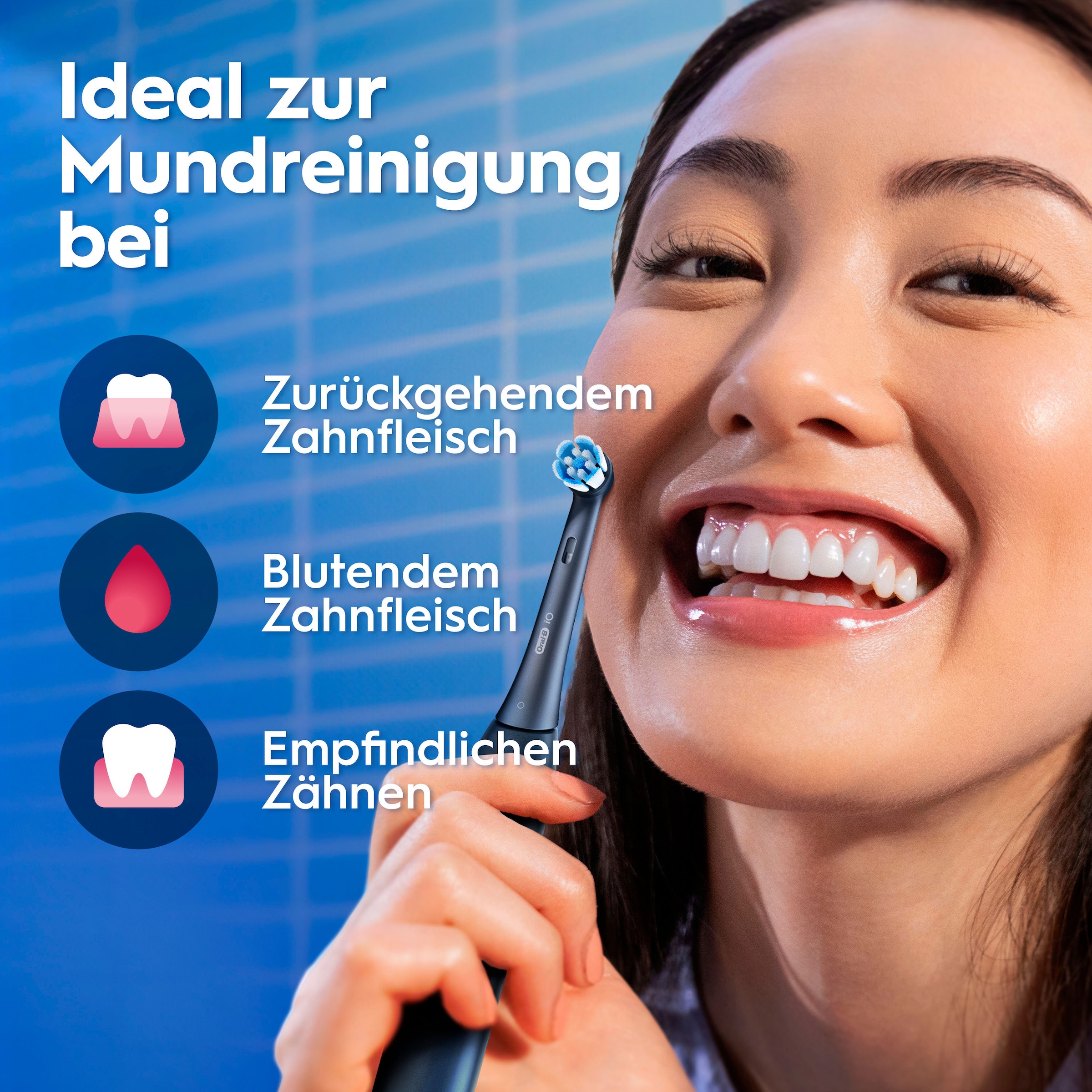 Oral-B »iO Series 3 Doppelpack« 2 cuis Aufsteckbürsten Technologie magnétique
