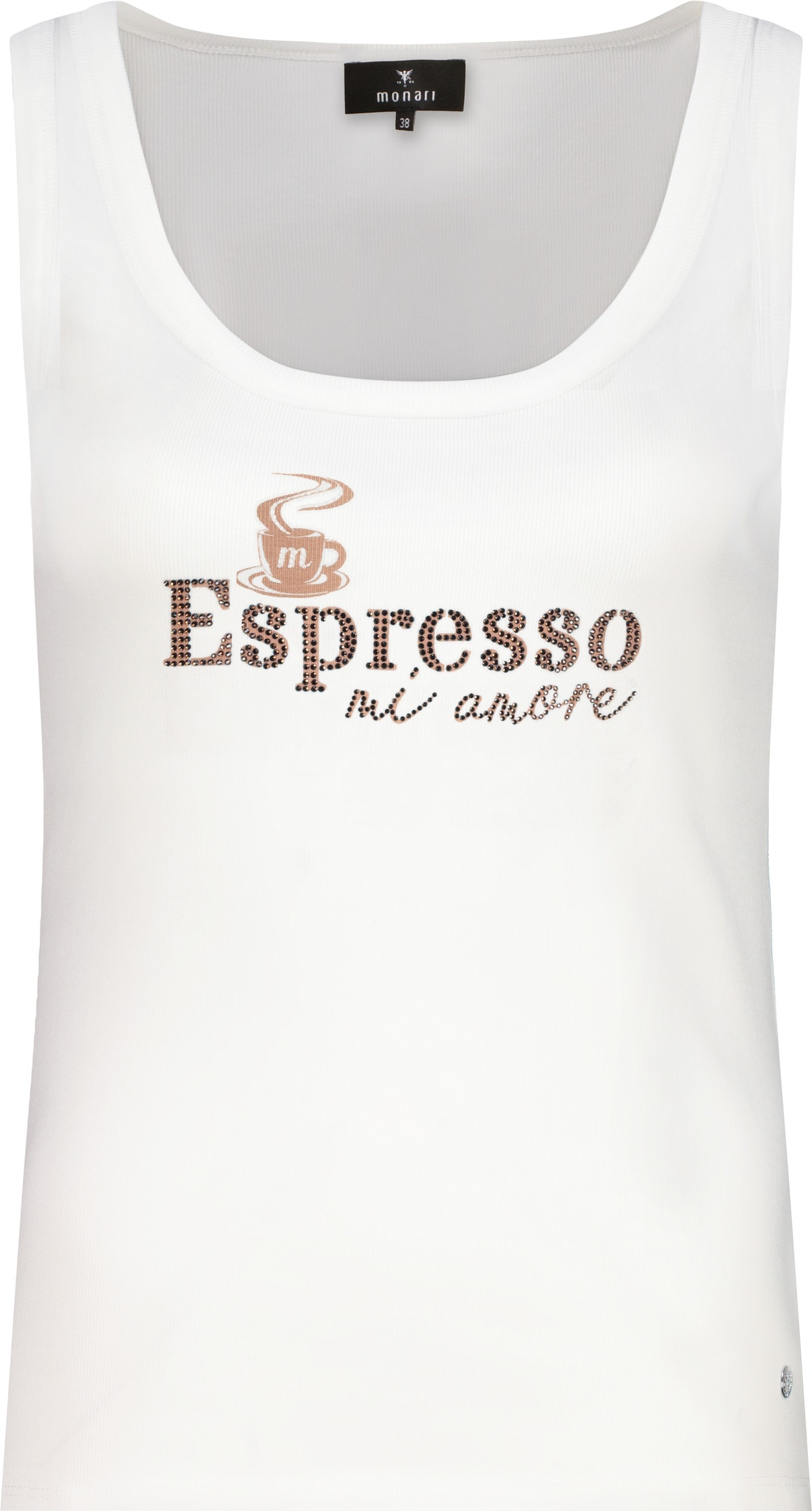 Monari Débardeur »Top Espresso« Regular fit mit Espresso-Print