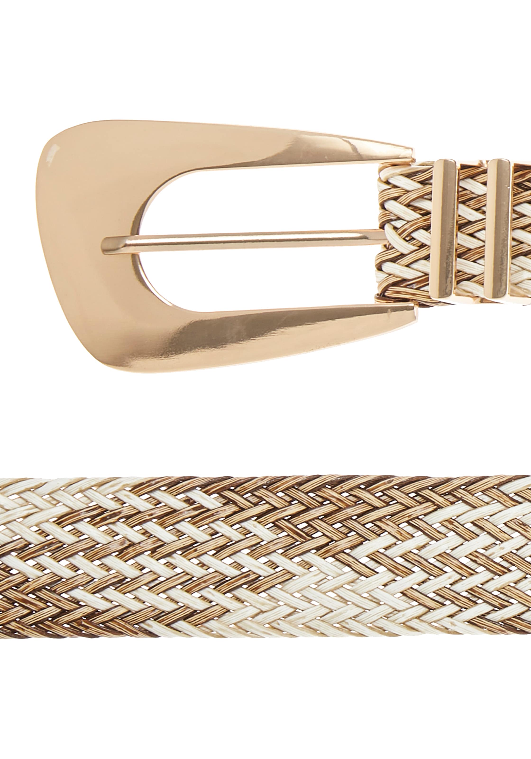 LASCANA Ceinture de taille »Stretchgürtel, Schmuckgürtel, Gürtel für Kleid & Overall, Bauchgürtel« ceinture élastique pour robe & combinaison, ceinture de taille, aspect paille