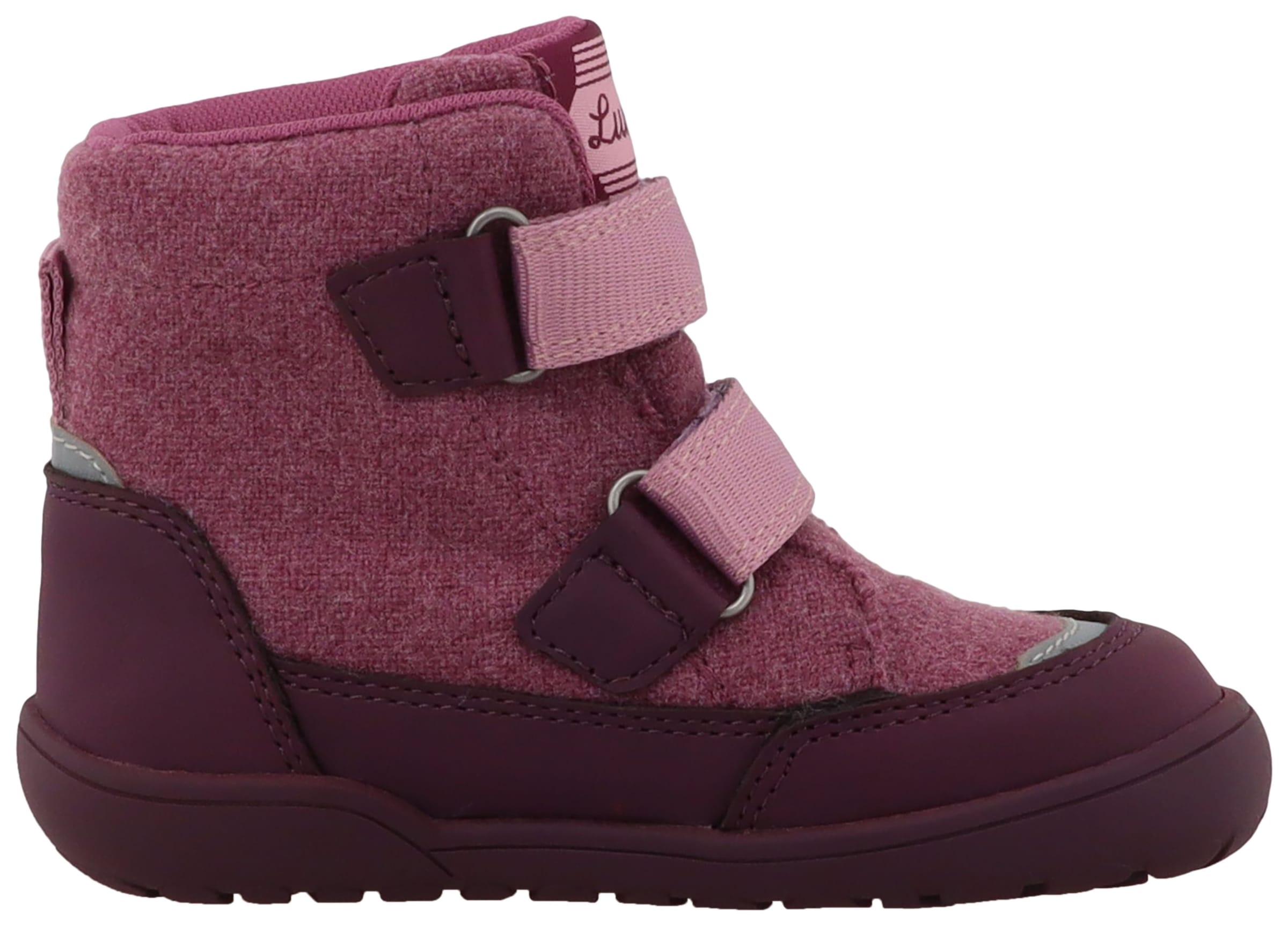 Lurchi Chaussures pieds nus »Jemmy Barefoot-TEX«  bottes d'hiver avec fleurs et logo, gabarit de tailles à télécharger