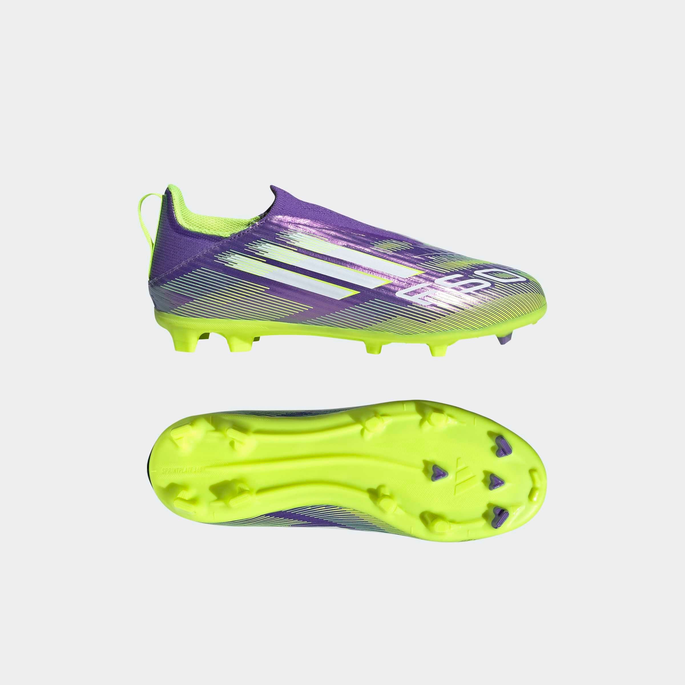 adidas Performance Fussballschuh »F50 LEAGUE LACELESS FIRM/MULTI-GROUND BOOTS KINDER«, geeignet für Rasen- und Kunstrasenplätze