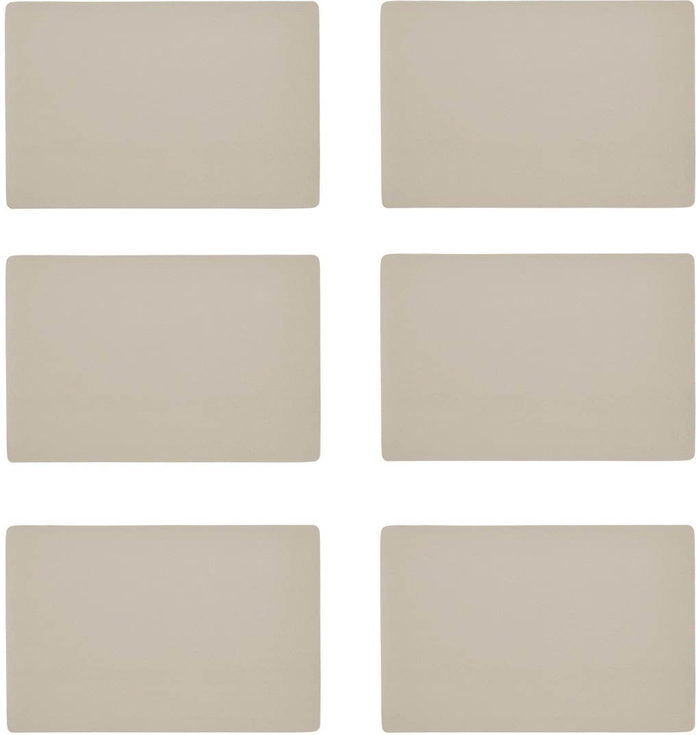 Zeller Present Platzset Kunstleder, metallic, 30x45 cm