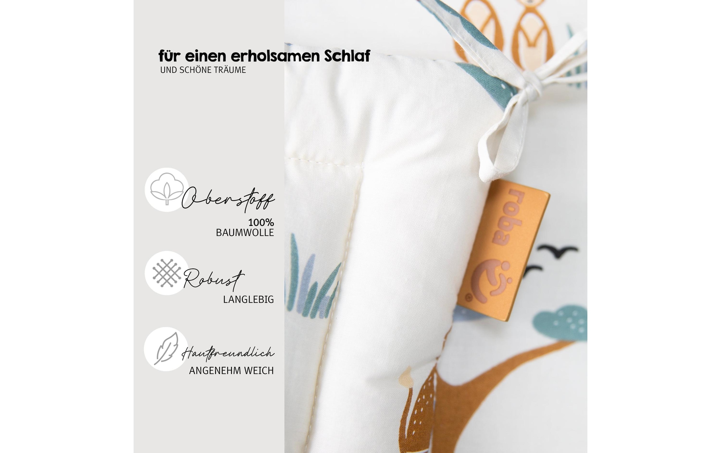roba® Tour de lit »Savanna Friends 170 x 28 cm«