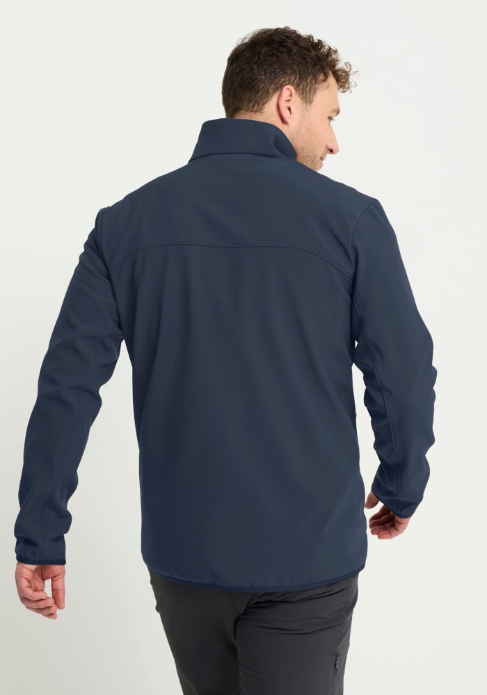 Jack Wolfskin Veste d'extérieur »WILD WINDS JKT M« avec matériau supérieur flexible en polyester et élasthanne