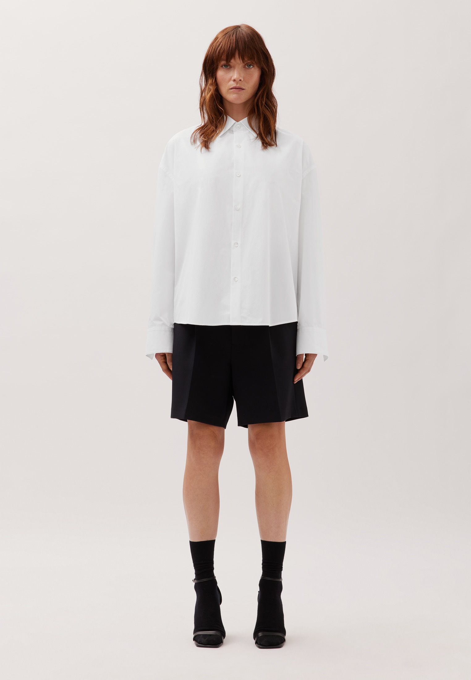 studio seidensticker Businesshemd Oversized 1/1 Kentkragen Uni