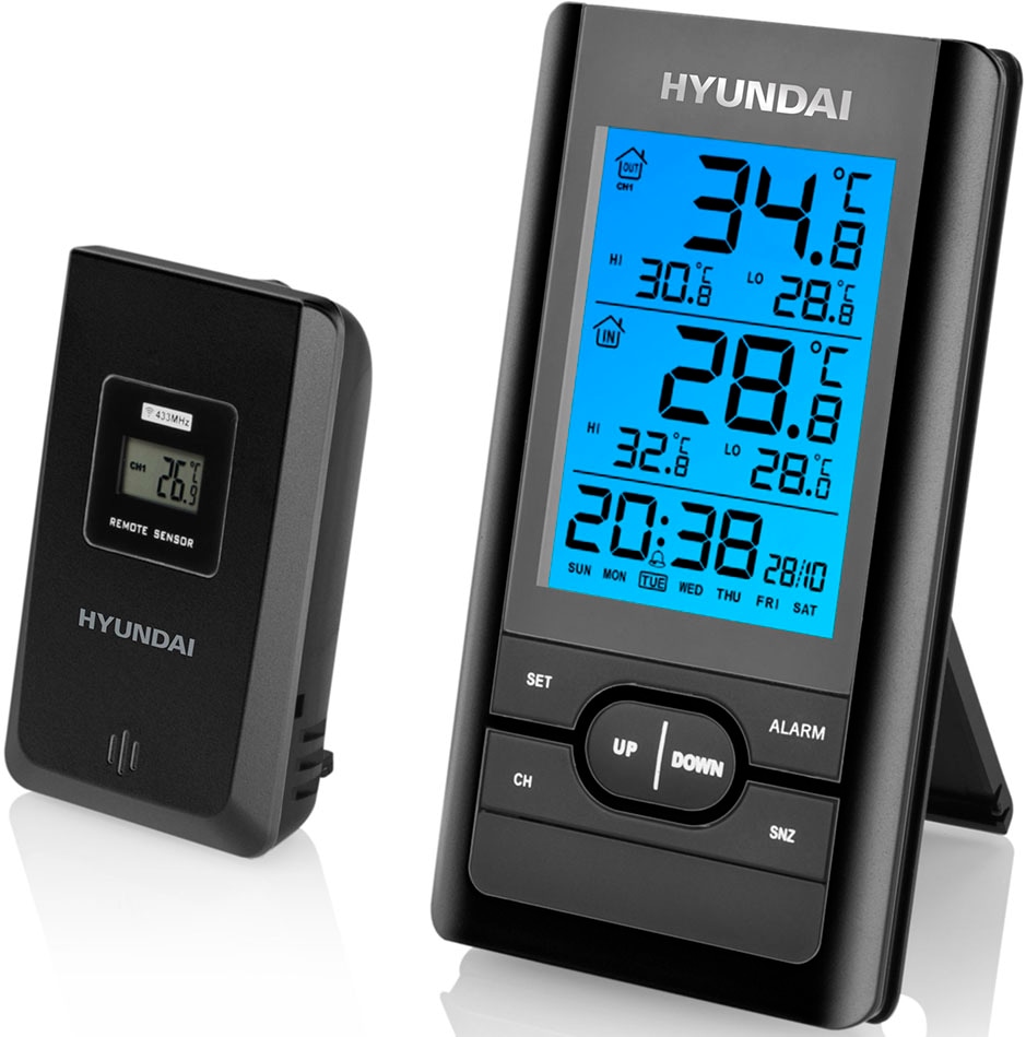 Hyundai Wetterstation »Hyundai WS1070S«, (mit Aussensensor)