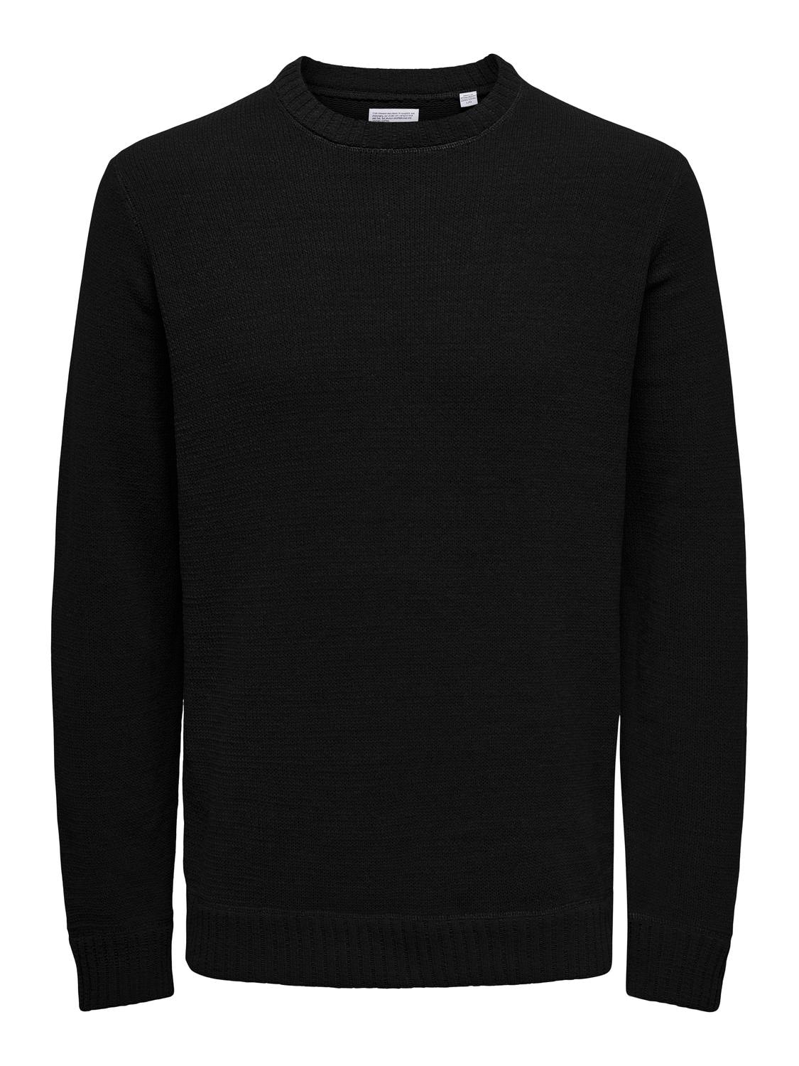 ONLY & SONS Strickpullover »ONSETHAN LIFE REG 7 CREW KNIT«