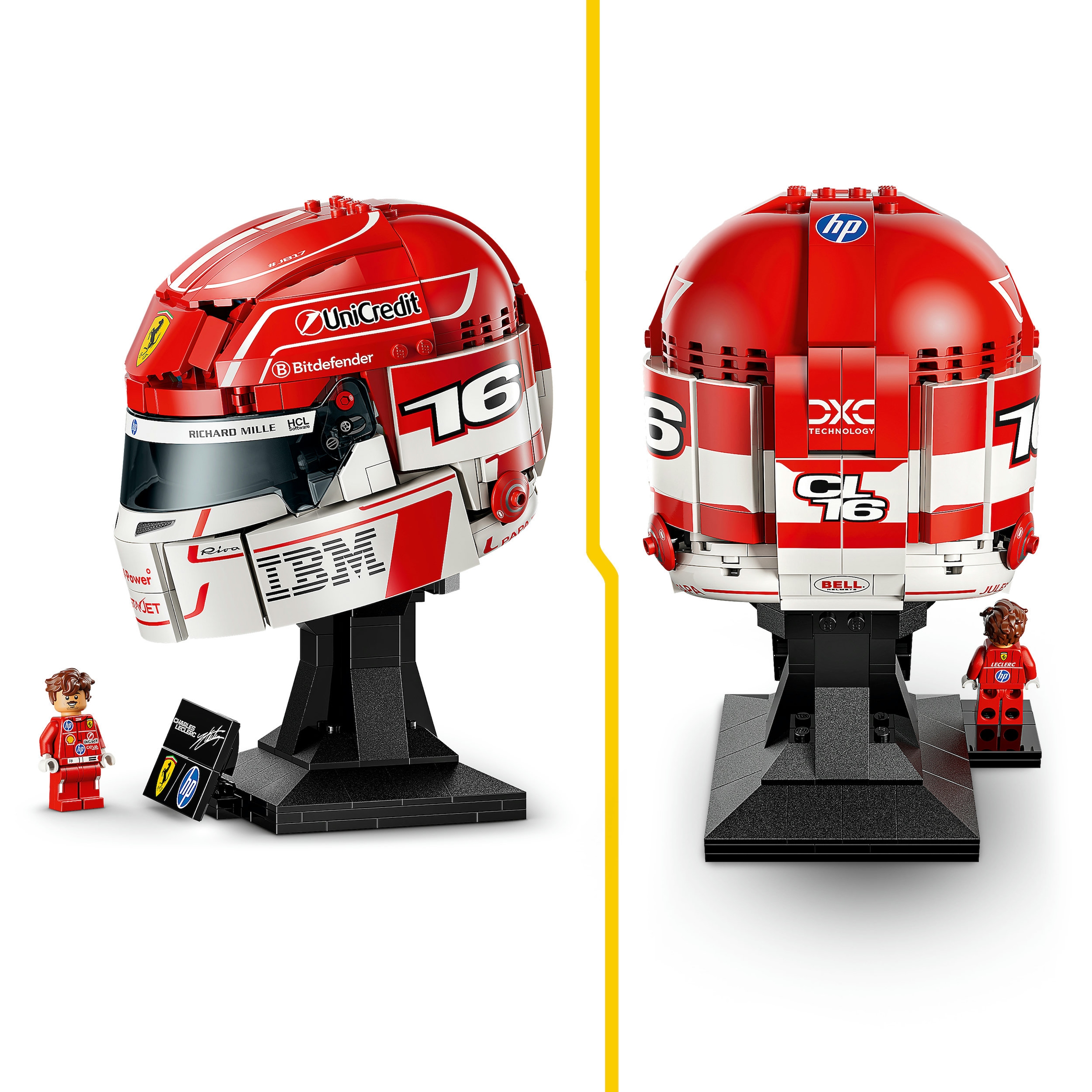 LEGO® Pions de construction »Scuderia Ferrari HP Charles Leclerc Helm (43014)« LEGO Editions Formula 1