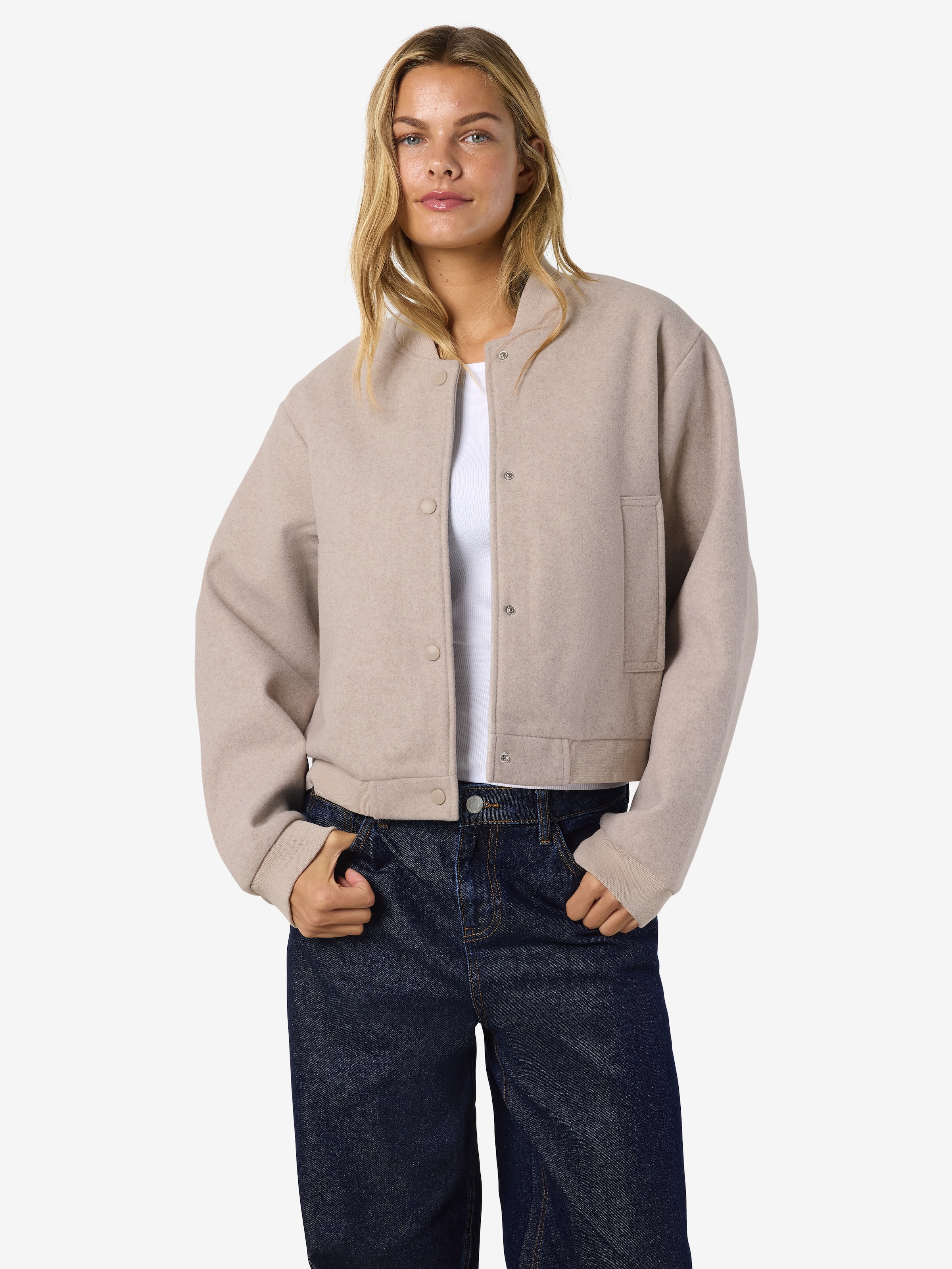 Image of Noisy may Langjacke "NMEDDI L/S BOMBER JACKET FWD NOOS"