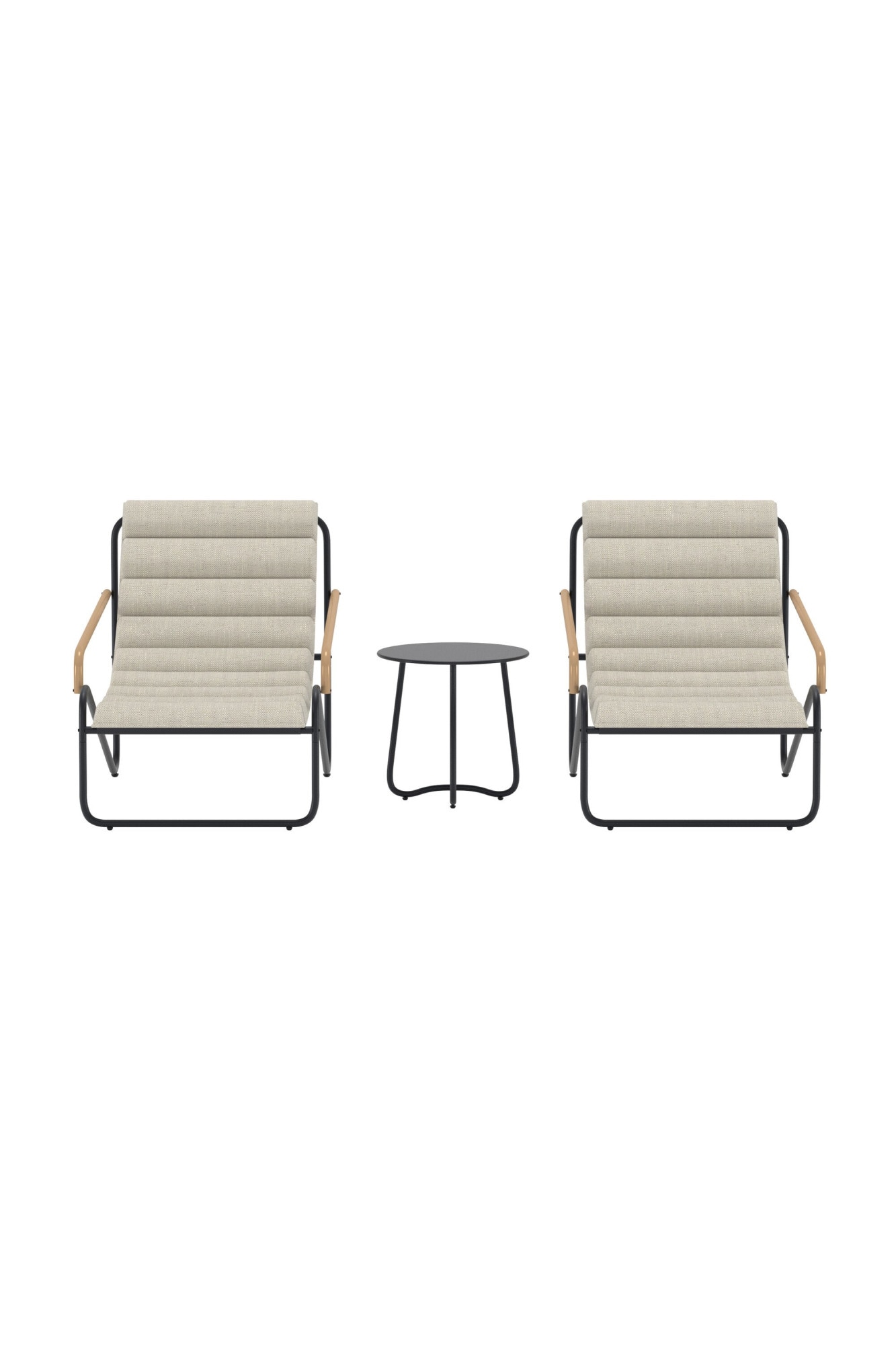 Venture Home Ensemble salon de jardin »Ithaka, grosszügiges Outdoor-Set für hohen Sitzkomfort« 3 tlg. mobilier lounge avec revêtement en tissu, agréable, doux