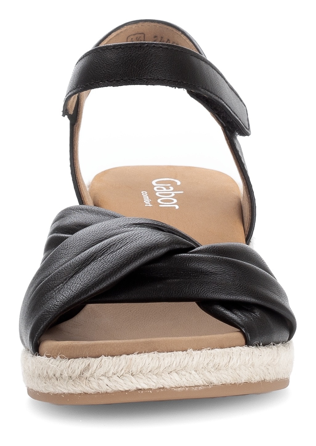 Gabor Sandales compensées »ATHEN«  , Riemchensandale, Sommerschuh mit Klettverschluss, G-Weite