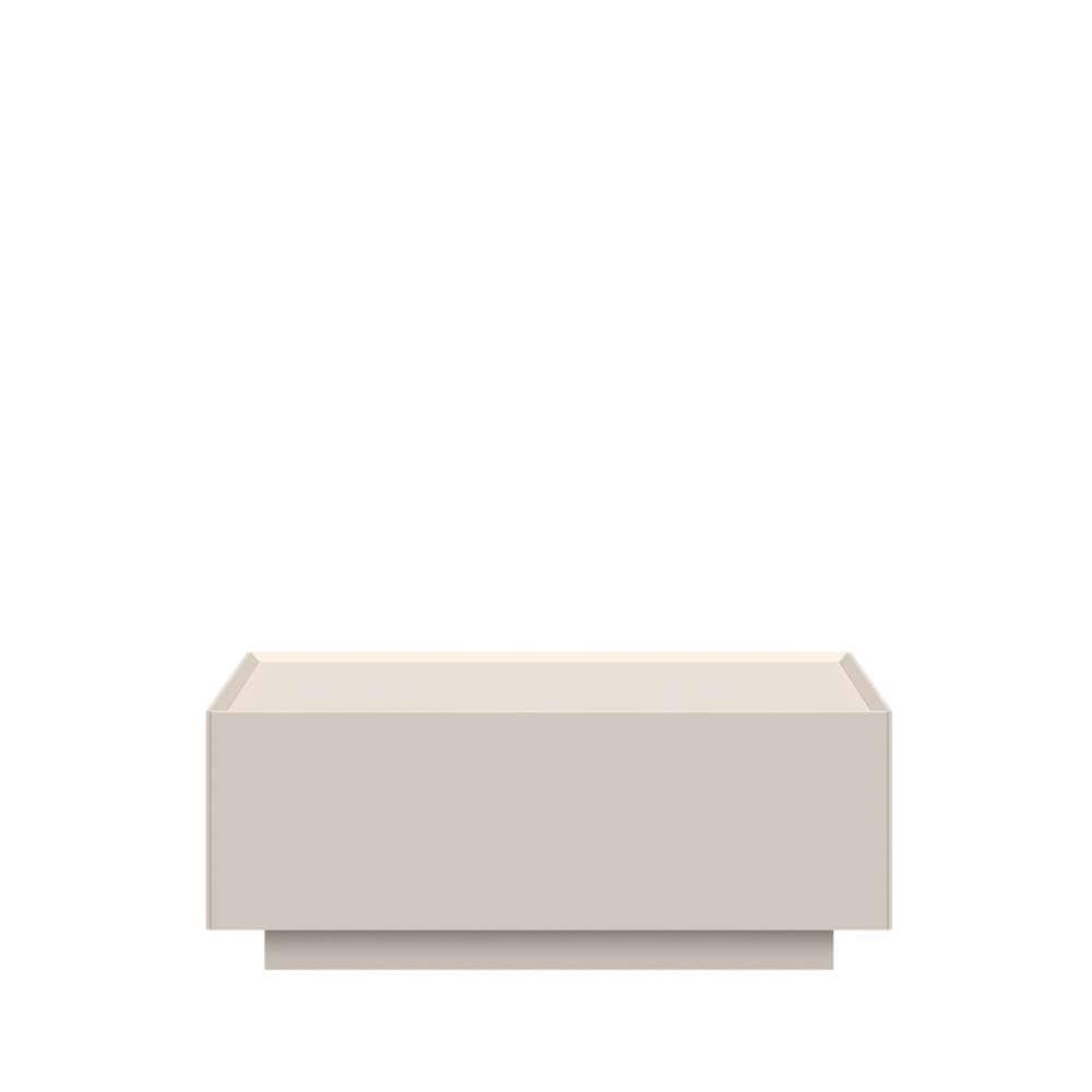 GOODproduct Couchtisch »Sky45« (H/B/T): 36/90/90cm,  Mit Rollen, lackiert mit wasserbasiertem UV-Lack
