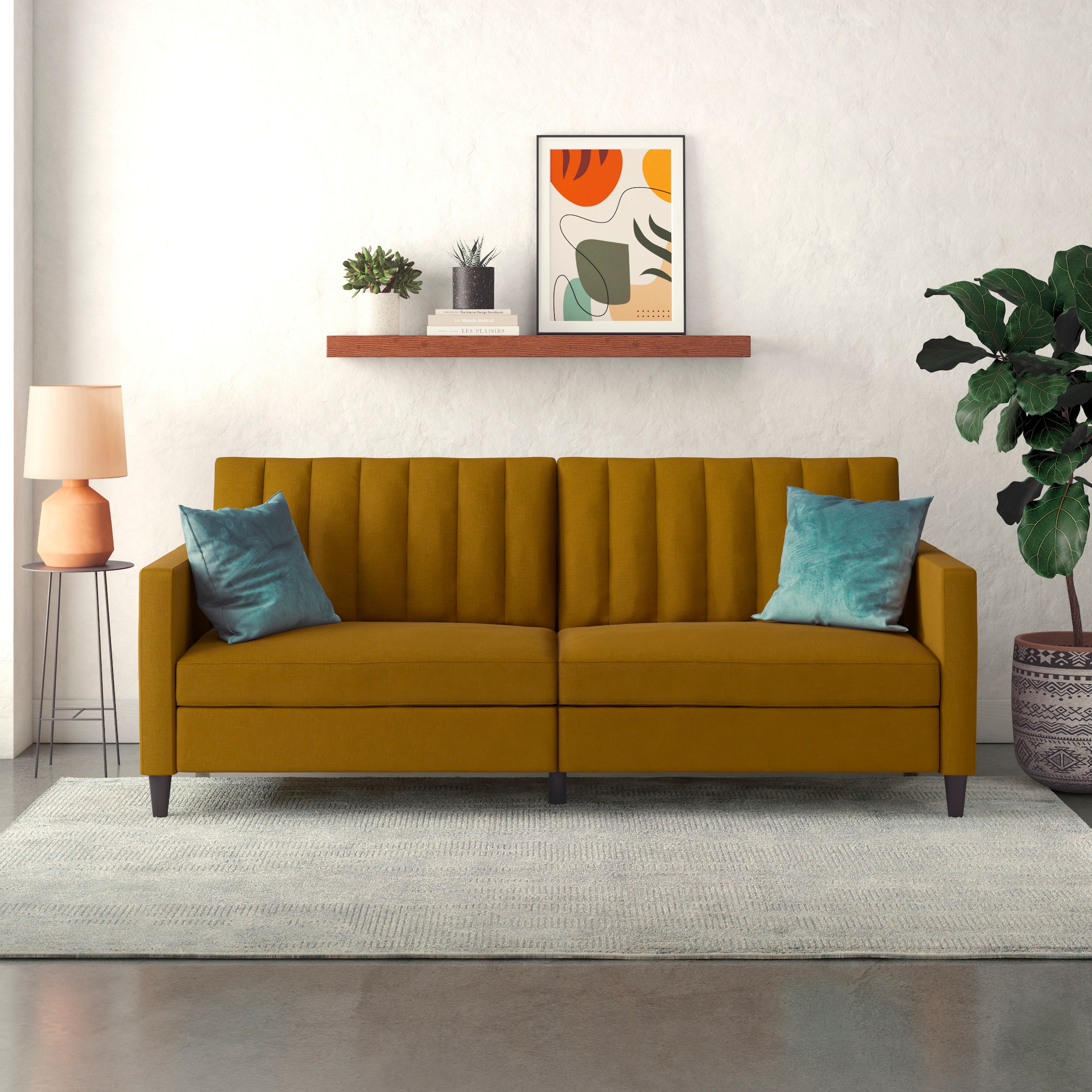 Image of Dorel Home 3-Sitzer "Celine" Rückenlehne 2-teilig und 3-fach verstellbar, Sitzhöhe 43 cm
