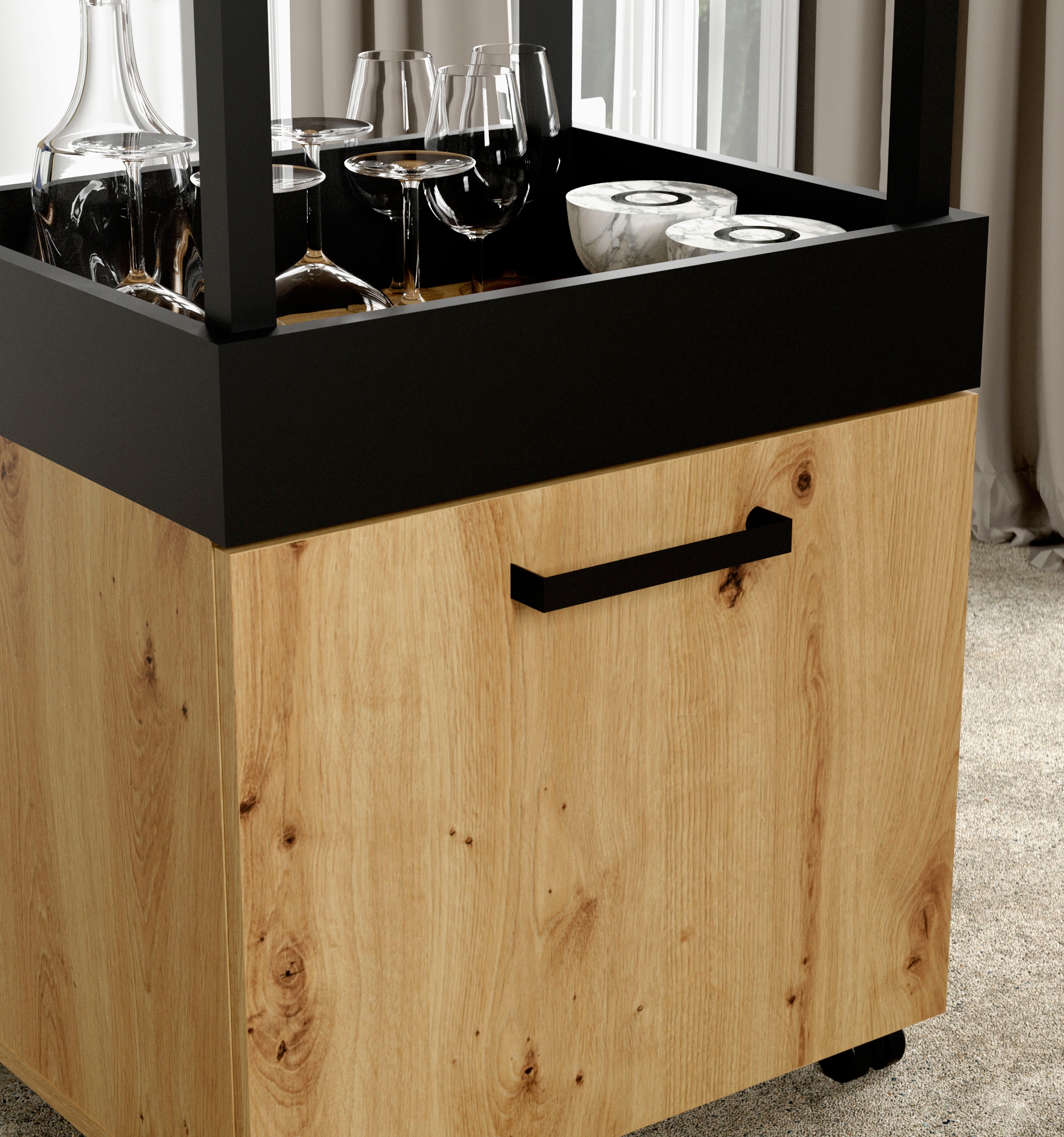 FORTE Barschrank »Homebar« Höhe ca. 88 cm