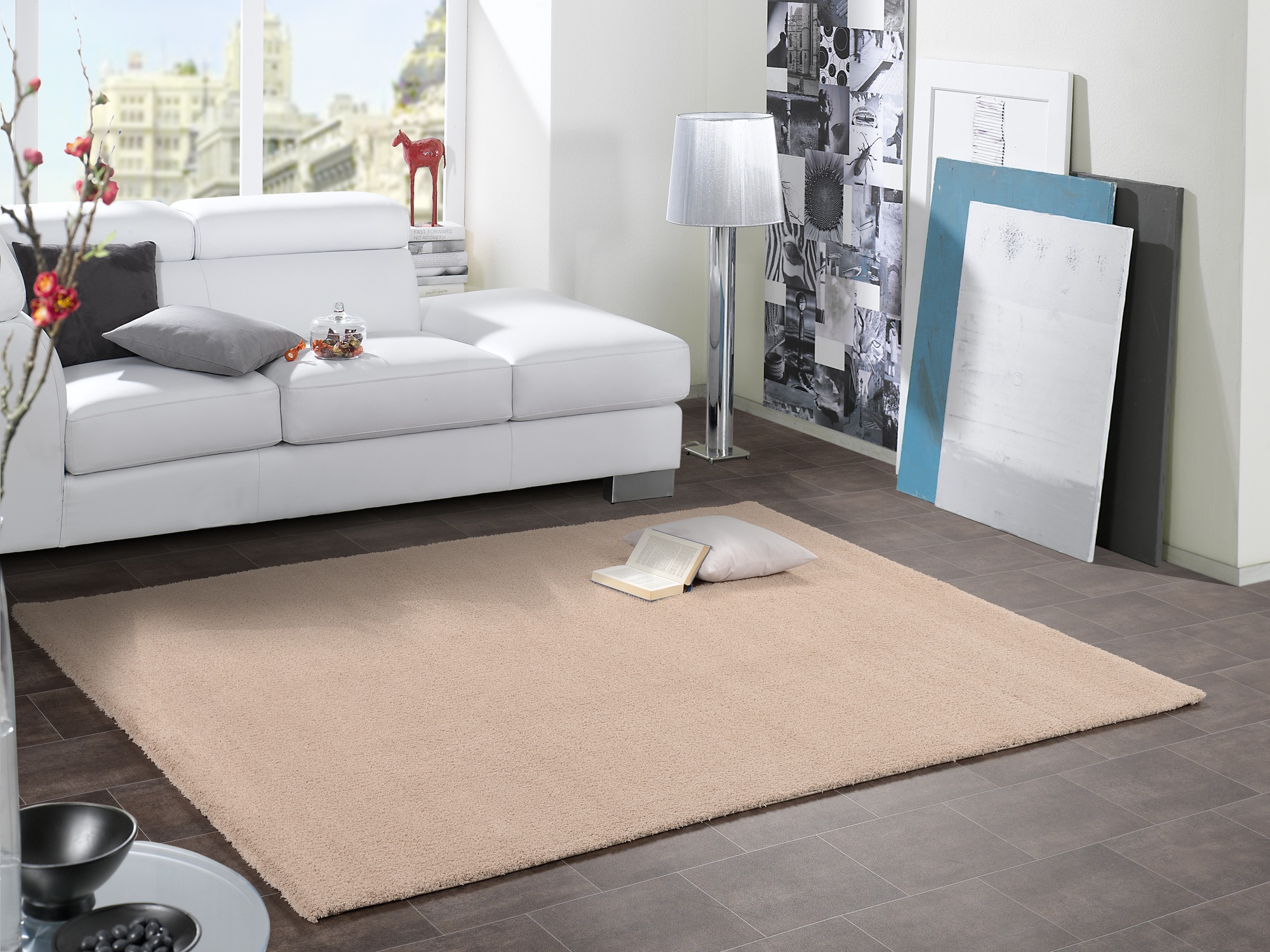 Image of OCI DIE TEPPICHMARKE Hochflor-Teppich "Soft Dream, auch als Läufer erhältlich" rechteckig 30 mm Höhe weich durch Microfaser, Shaggy, Langflor, Wohnzimmer