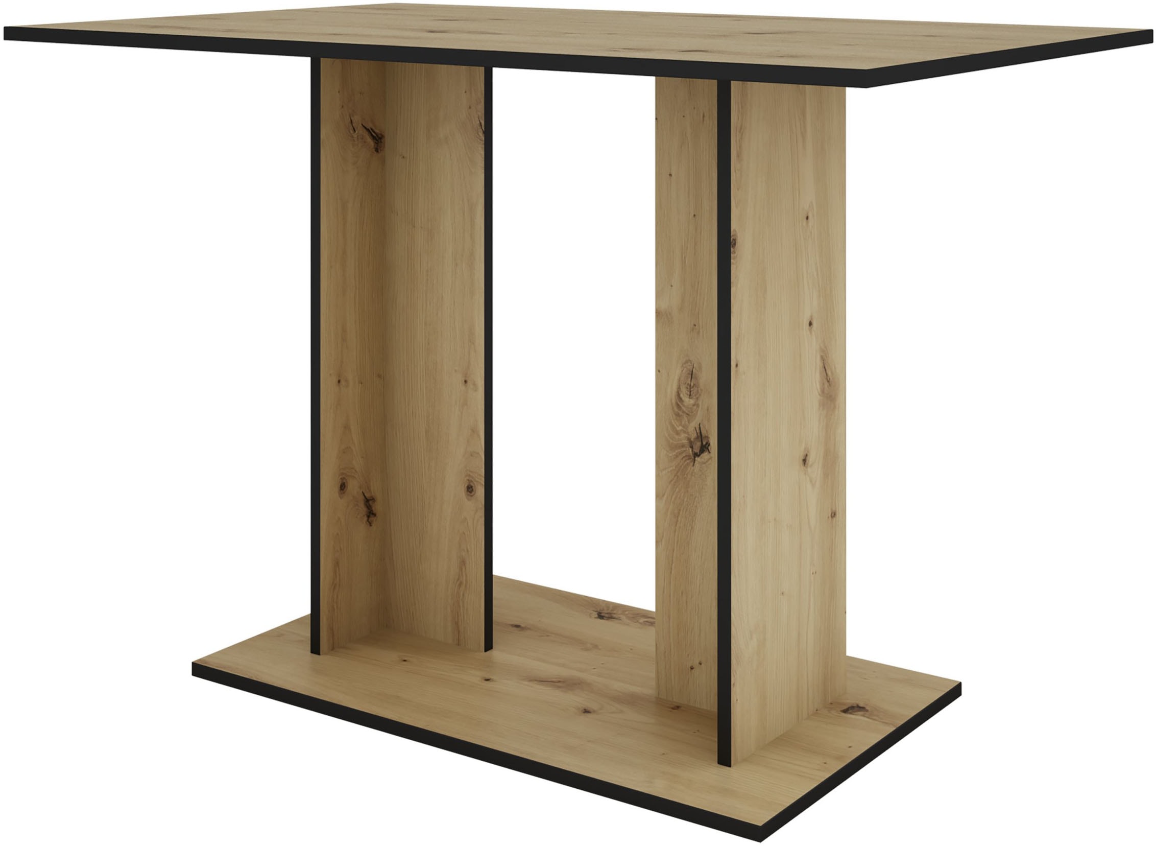 Image of byLIVING Säulen-Esstisch "TOM" Artisan Eiche (Eiche-Optik), 100 kg, 4 Sitzplätze, Säule: 25 x 56,6 cm