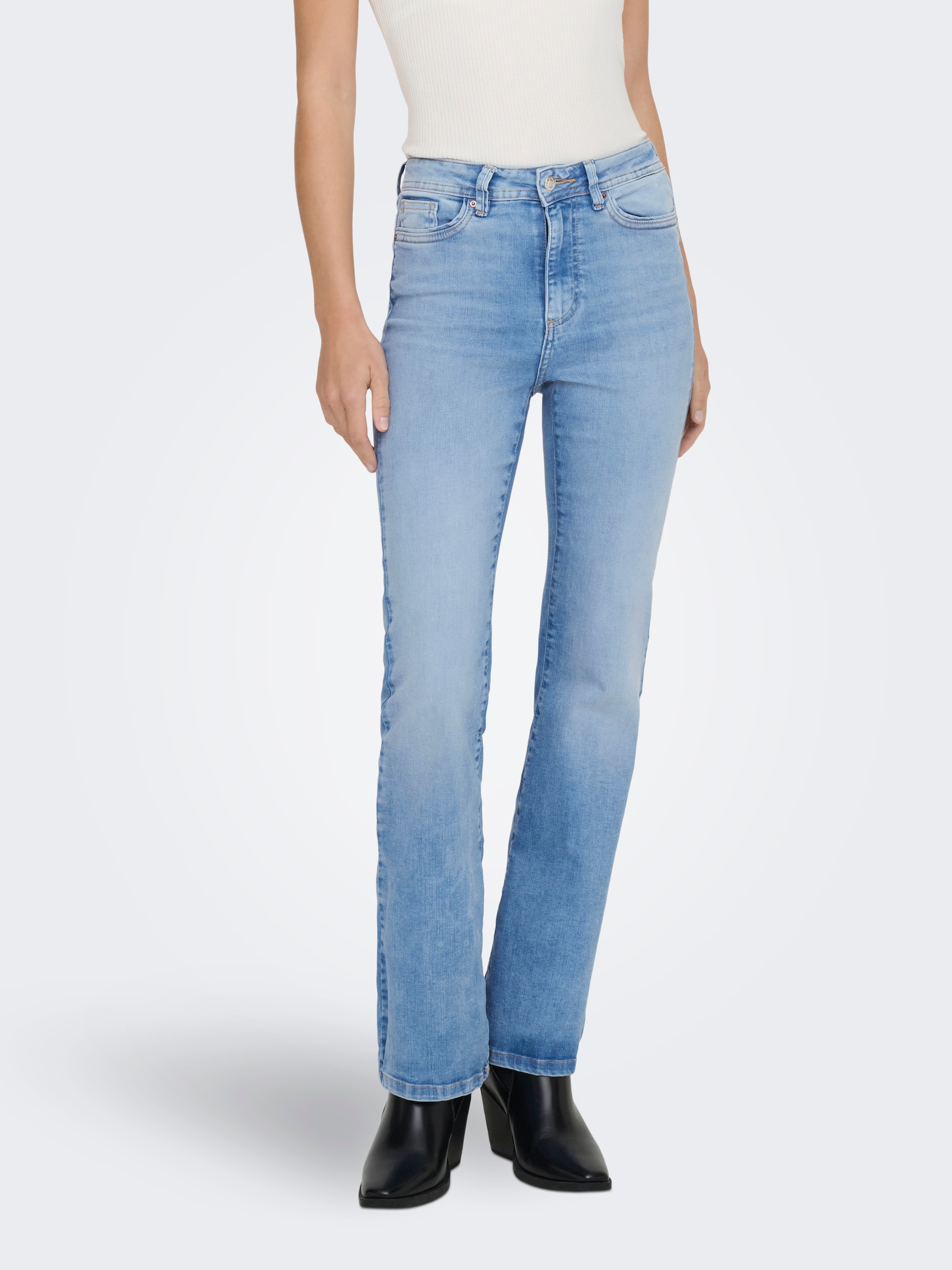 Image of ONLY Bootcut-Jeans "ONLWAUW HW FLARED DNM TAI312"