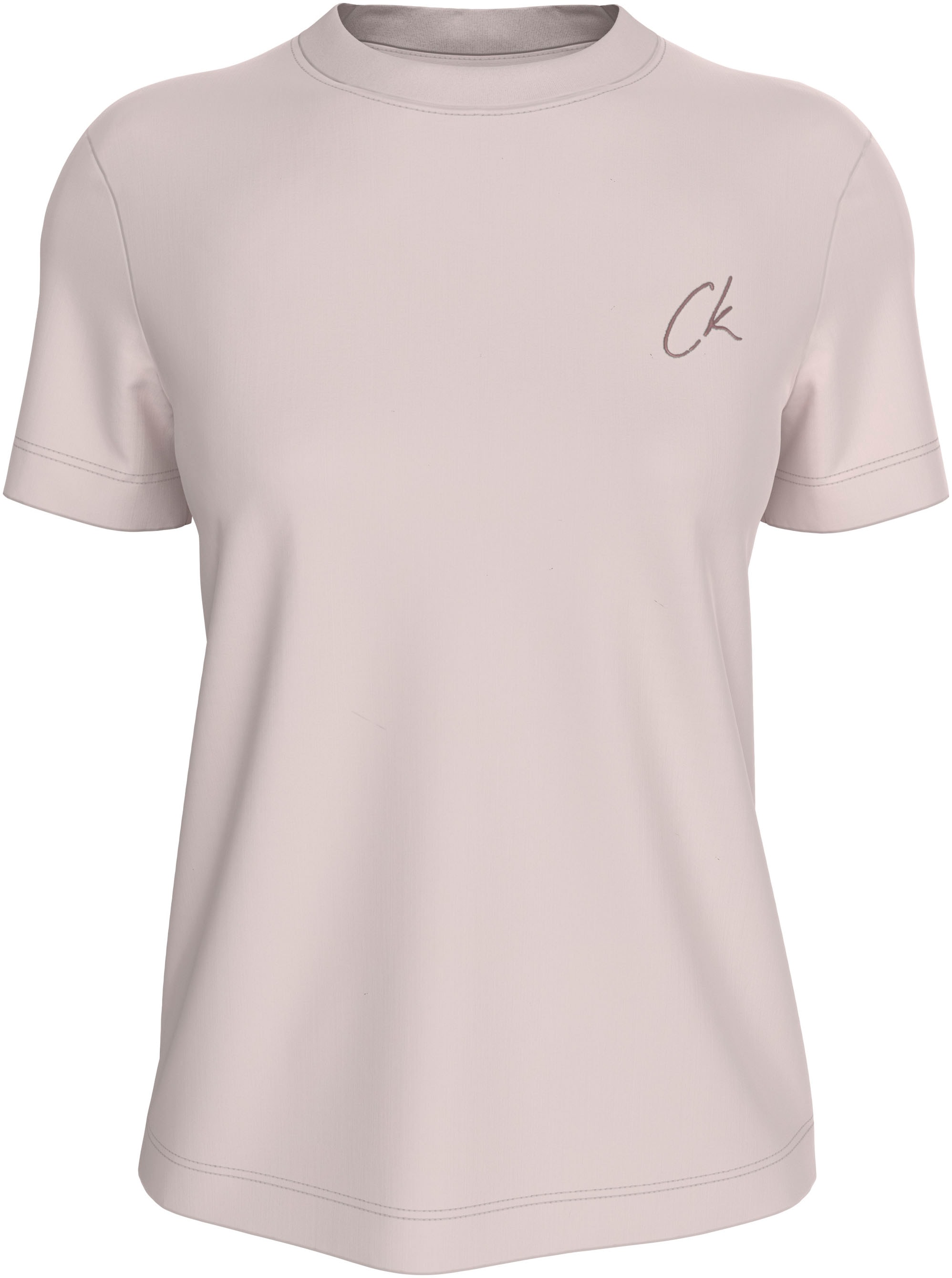 T-Shirt »Plus Embroidered CK Regular Tee«, in Grossen Grössen mit Logostickerei