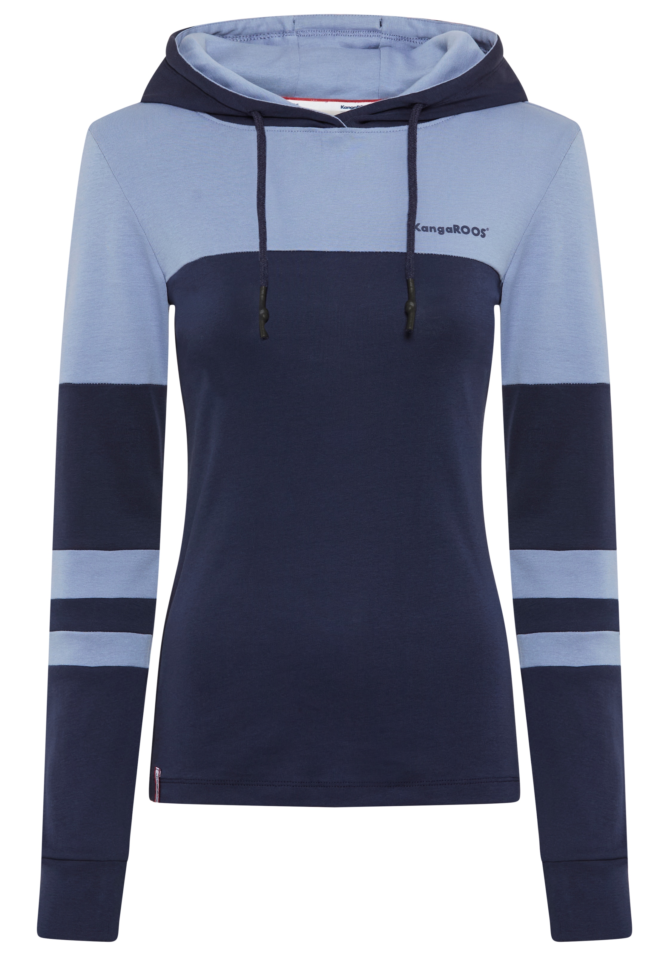 KangaROOS Kapuzenshirt, mit Colorblock