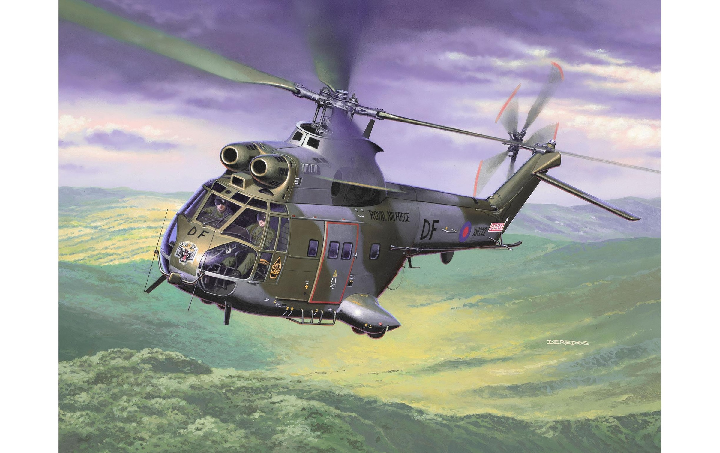 Image of Revell Modellbausatz "Model Set Westland Puma HC.1 1:144" 1:144