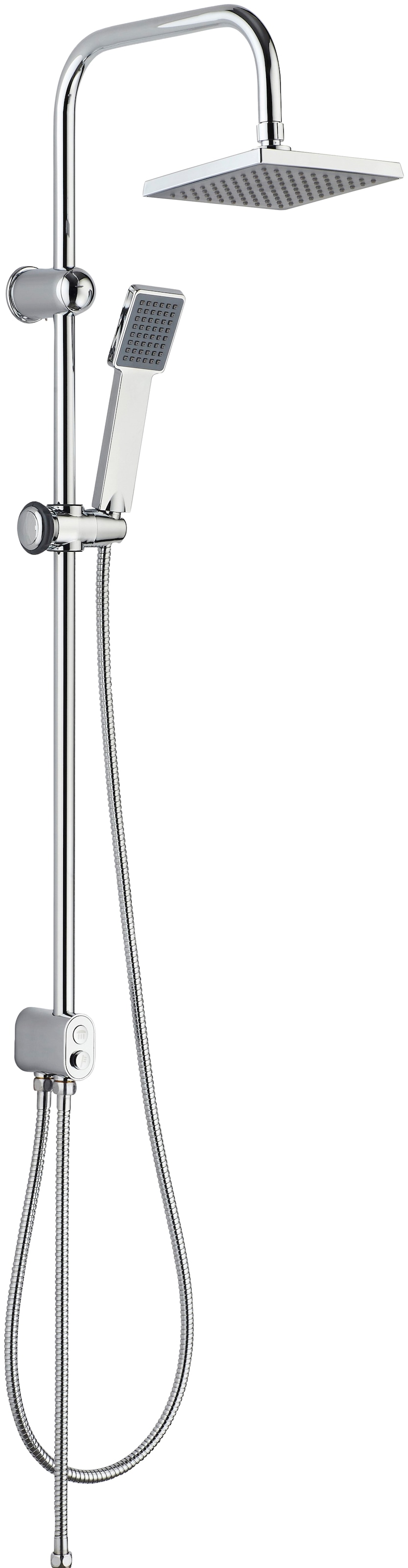 Image of Eisl Duschsystem "Easy Energy" bis zu 50% Wasserersparnis, Regendusche ohne Armatur, Duschsystem