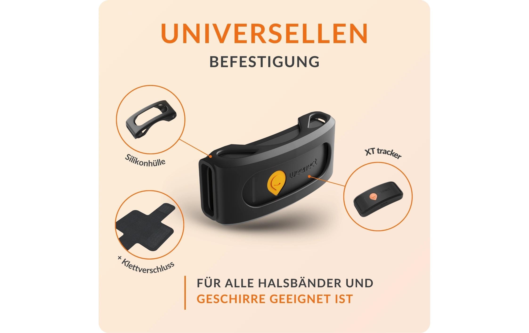   traceur GPS pour chiens »Weenect für Hunde XT ohne Halsband«